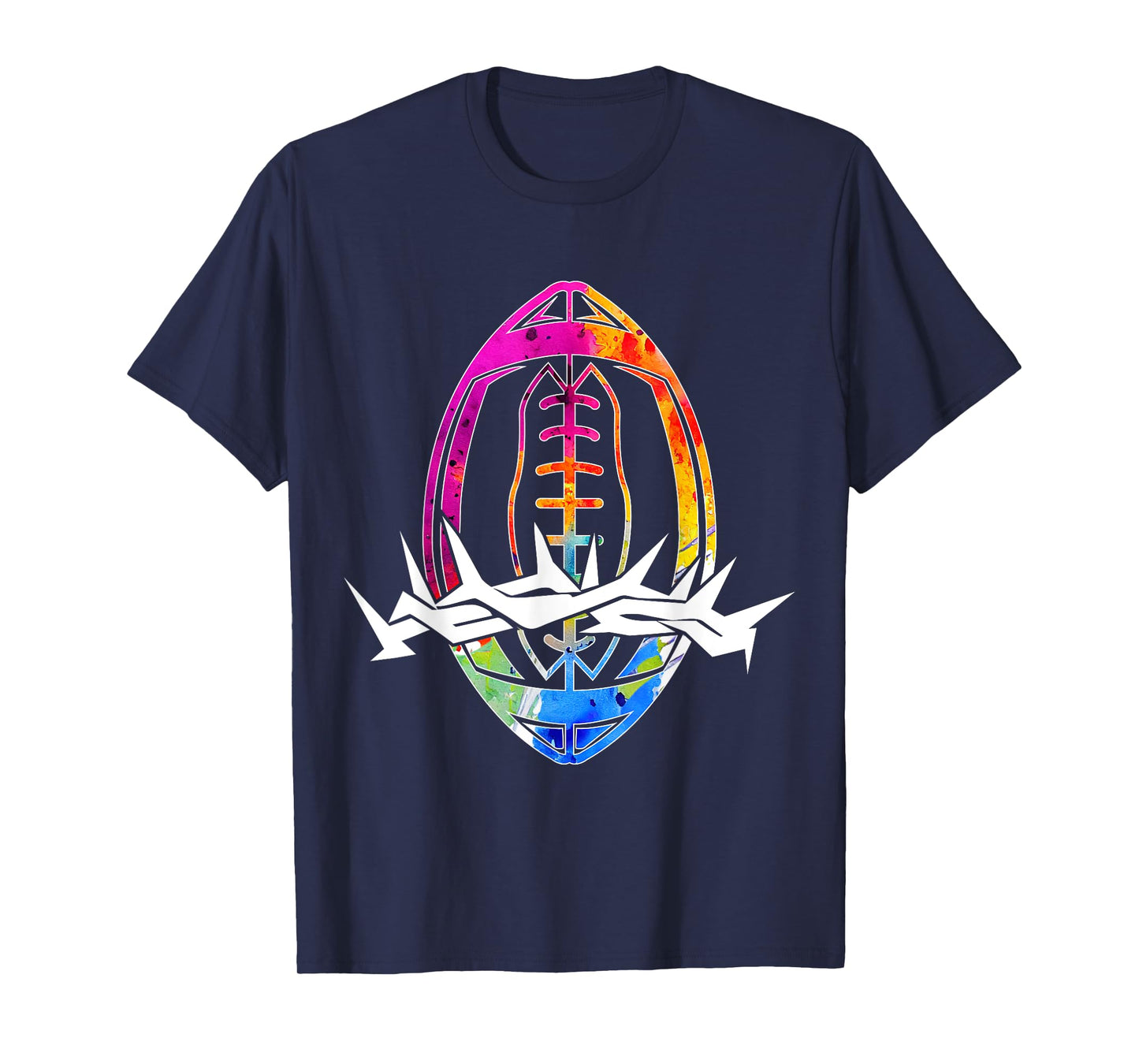 Religious Jesus Football Christian GOD Football T-Shirt
