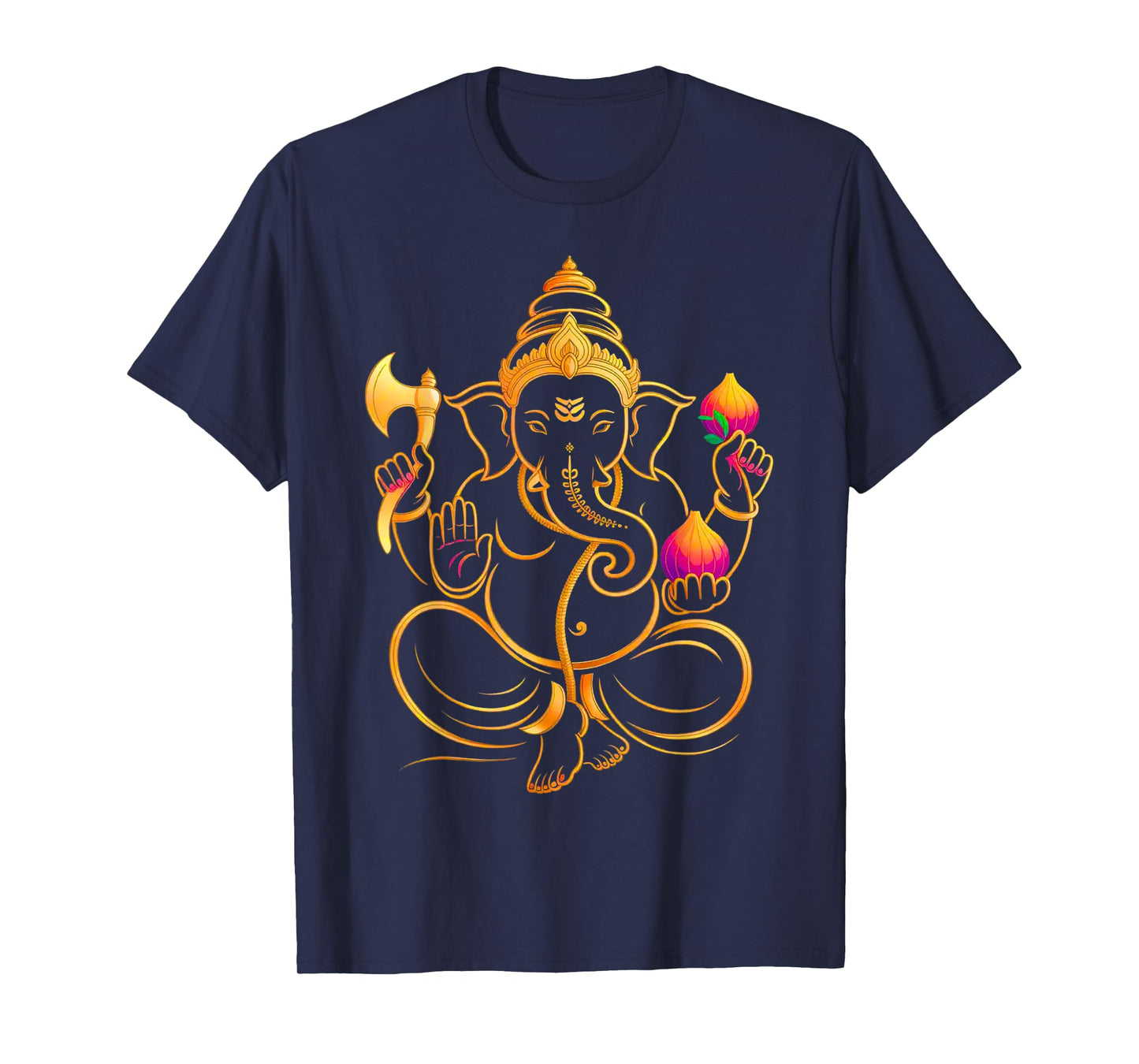 Hindu Ganesha Puja Elephant God India Meditation Yoga Murti T-Shirt
