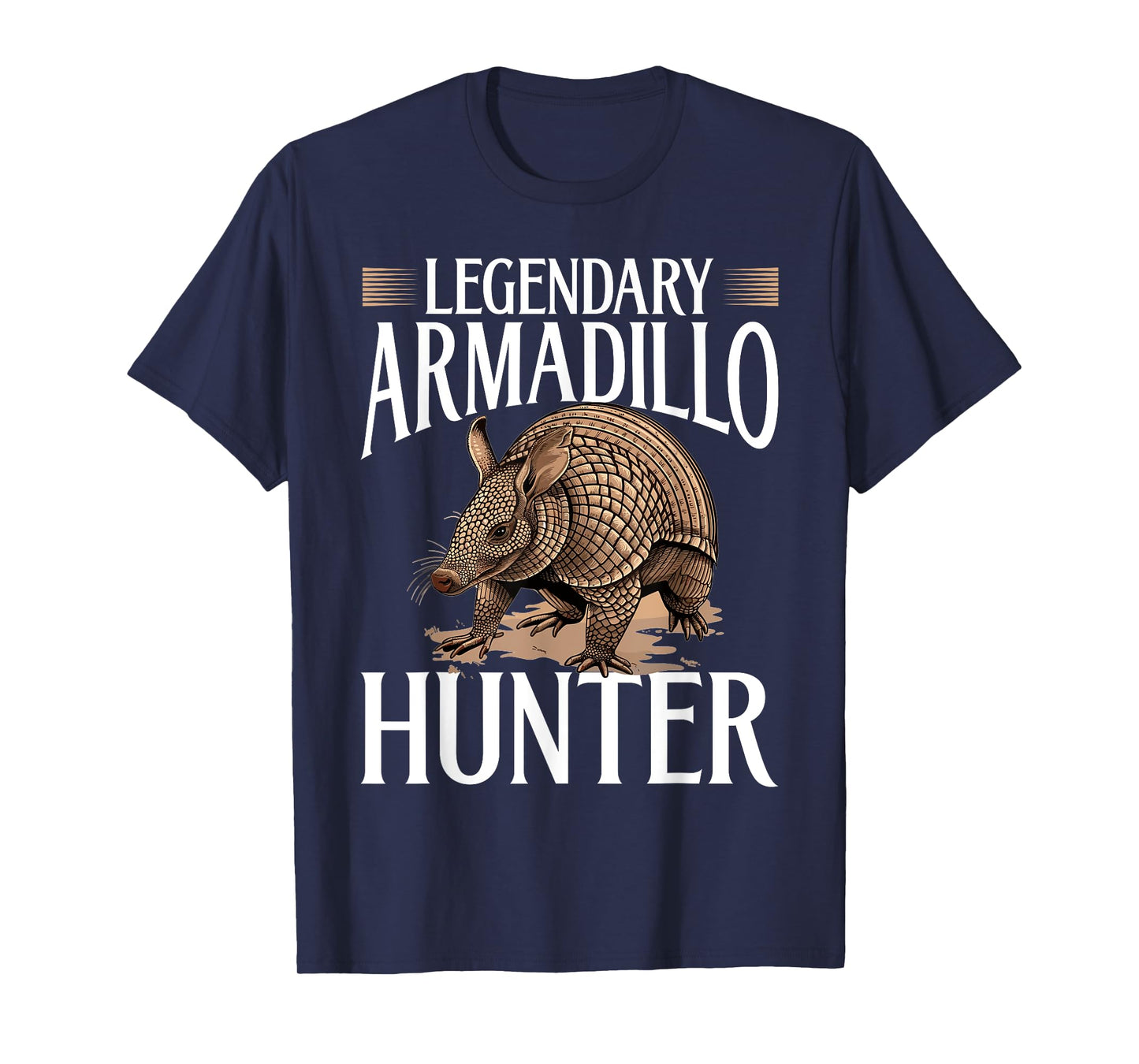 Funny Armadillo Animal Legendary Armadillo Hunter T-Shirt