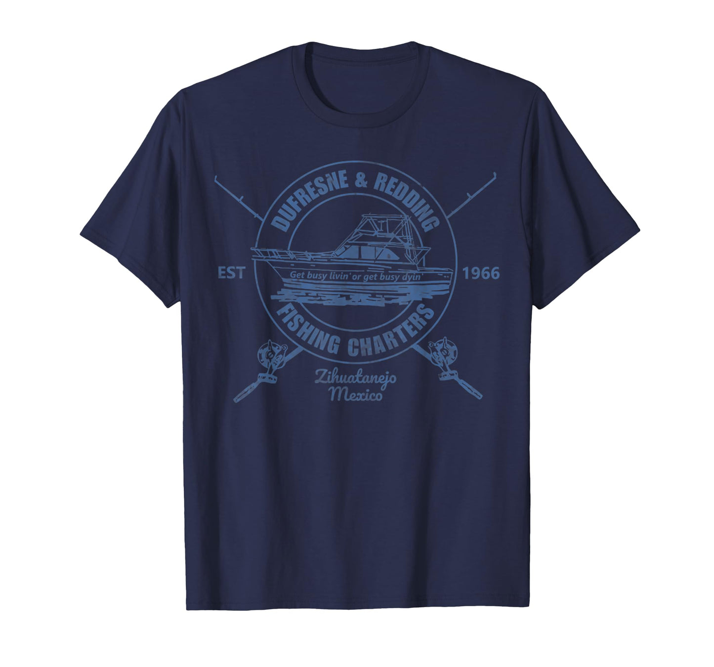 Retro Vintage Dufresne And Redding Fishing Charters Lover T-Shirt