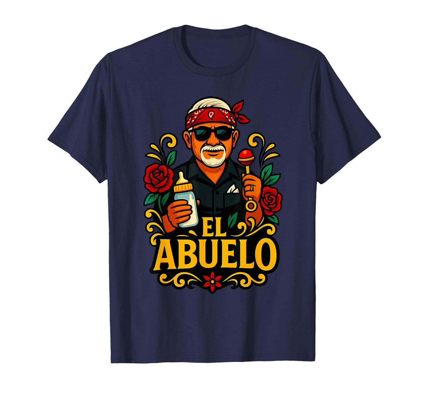El Abuelo Funny Design for Mexican Grandpas T-Shirt