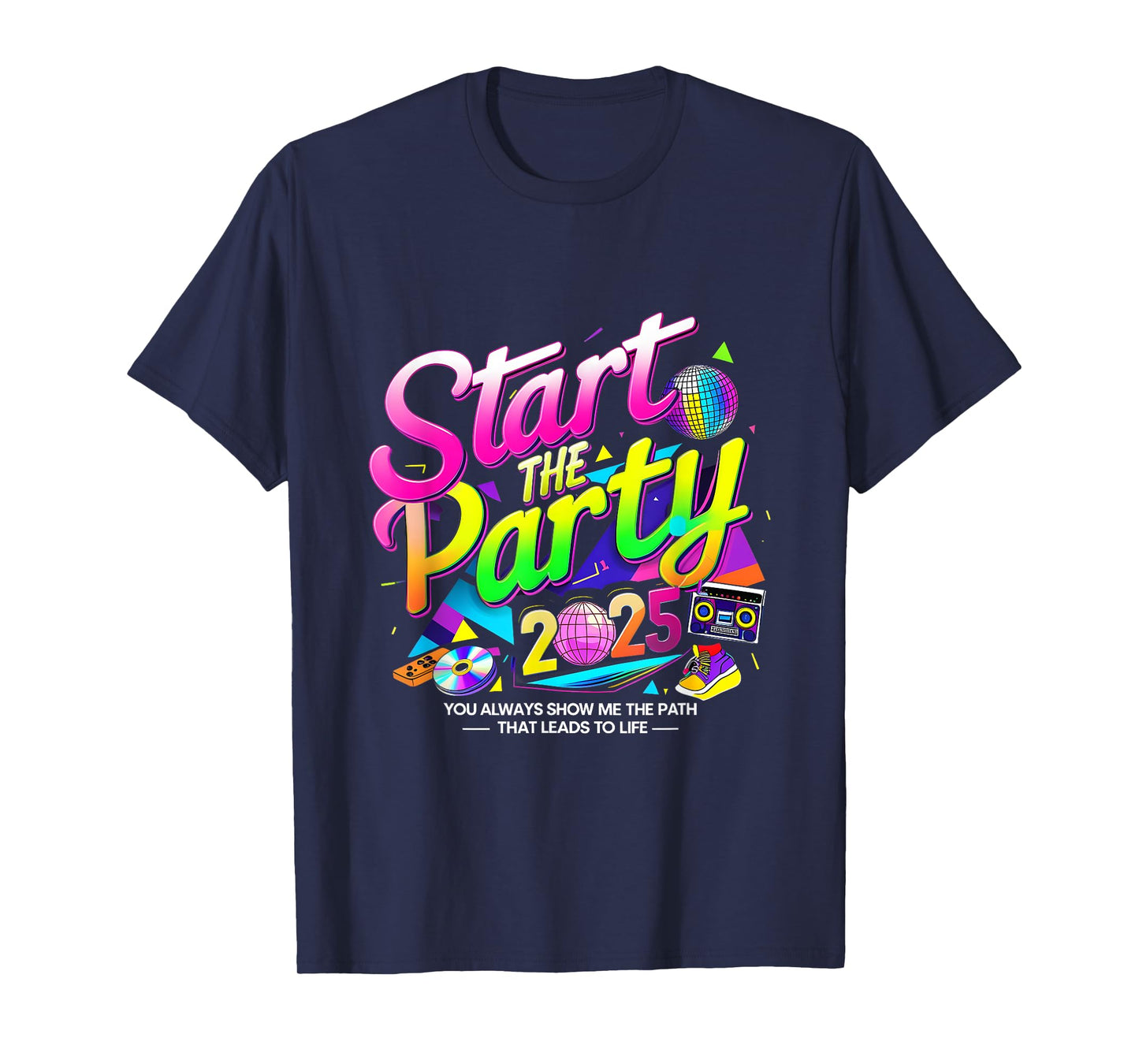 Start The Party VBS 2025 Show Me The Path Christian VBS Crew T-Shirt