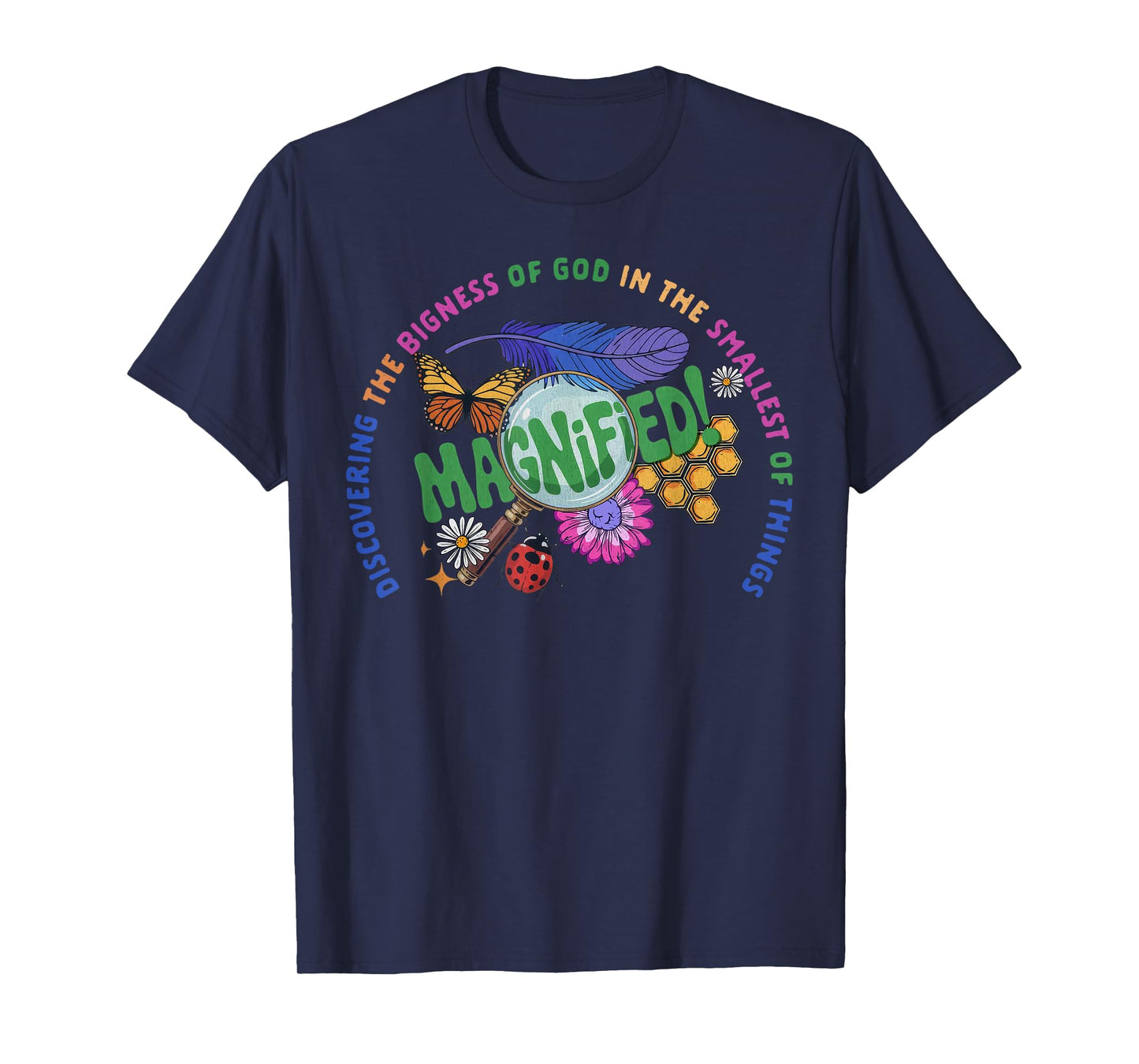Magnified VBS 2025 Discovering The Bigness Of God Christian T-Shirt