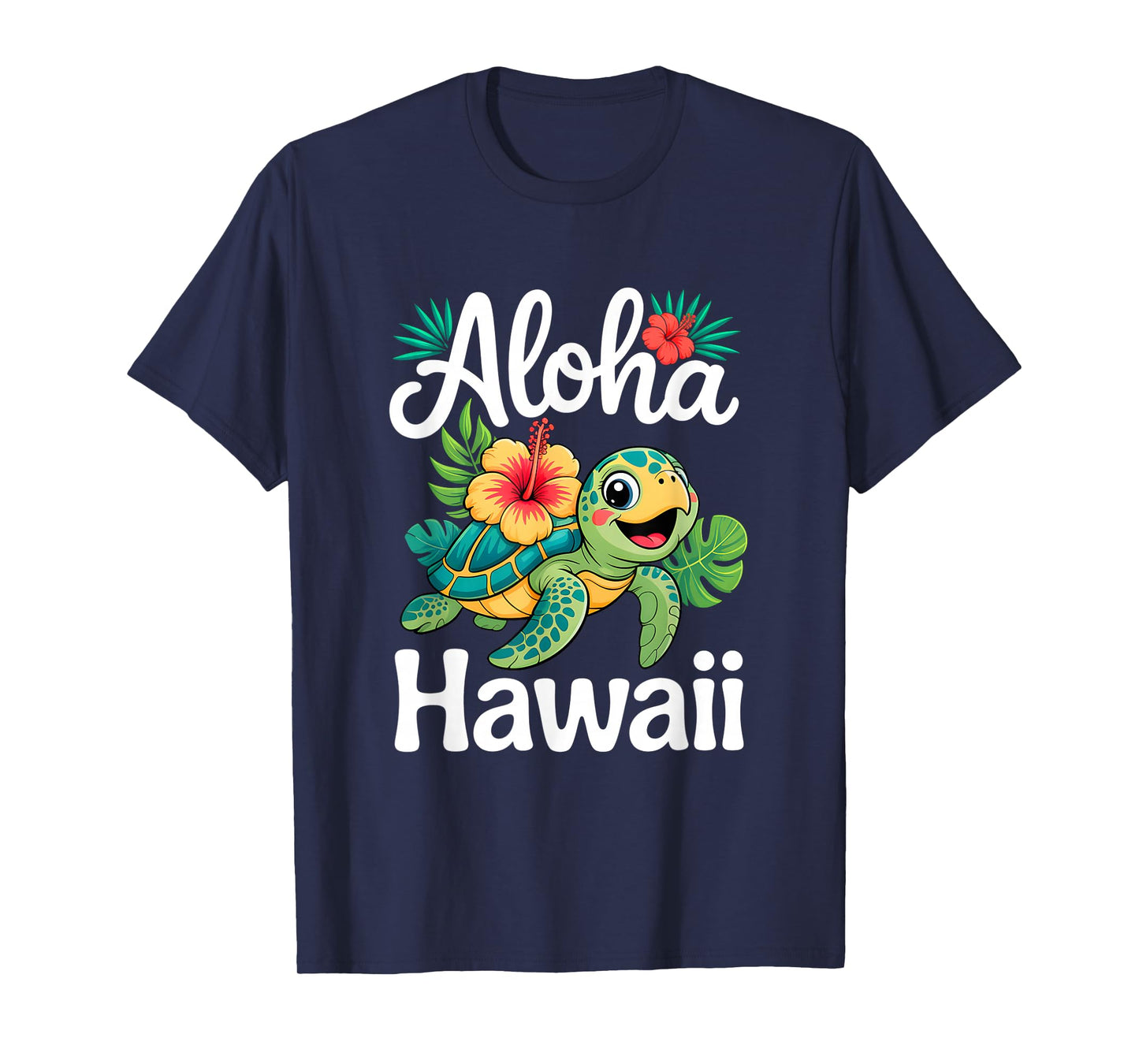 Aloha Hawaii Turtle Hawaiian Island Kids Men Women Boy Girls T-Shirt