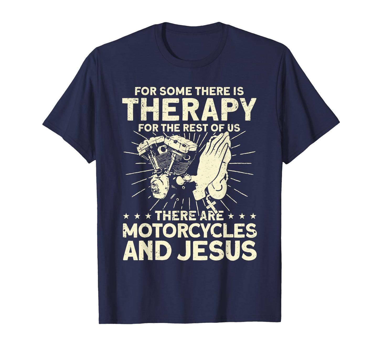 Christian Motorcycle Biker Motorcycles And Jesus Faith T-Shirt
