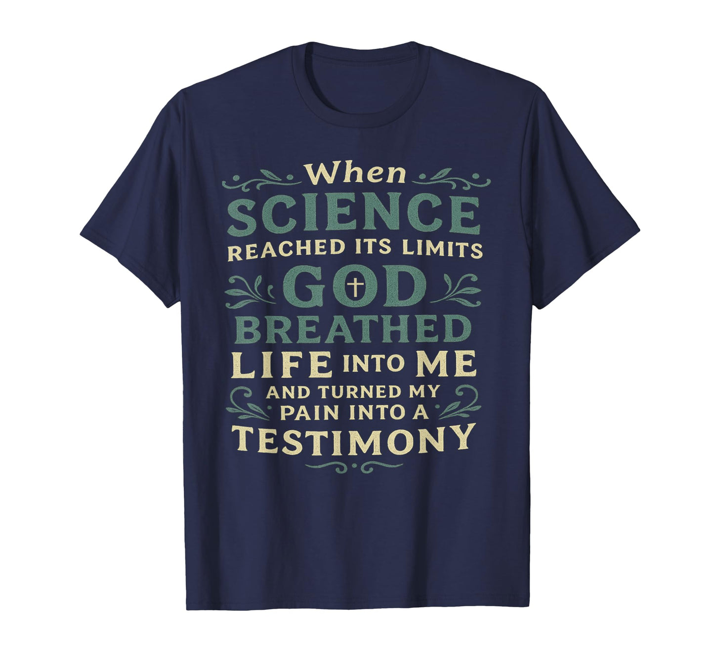 Christian Religious God Faith Based Strength Testimony Gifts T-Shirt