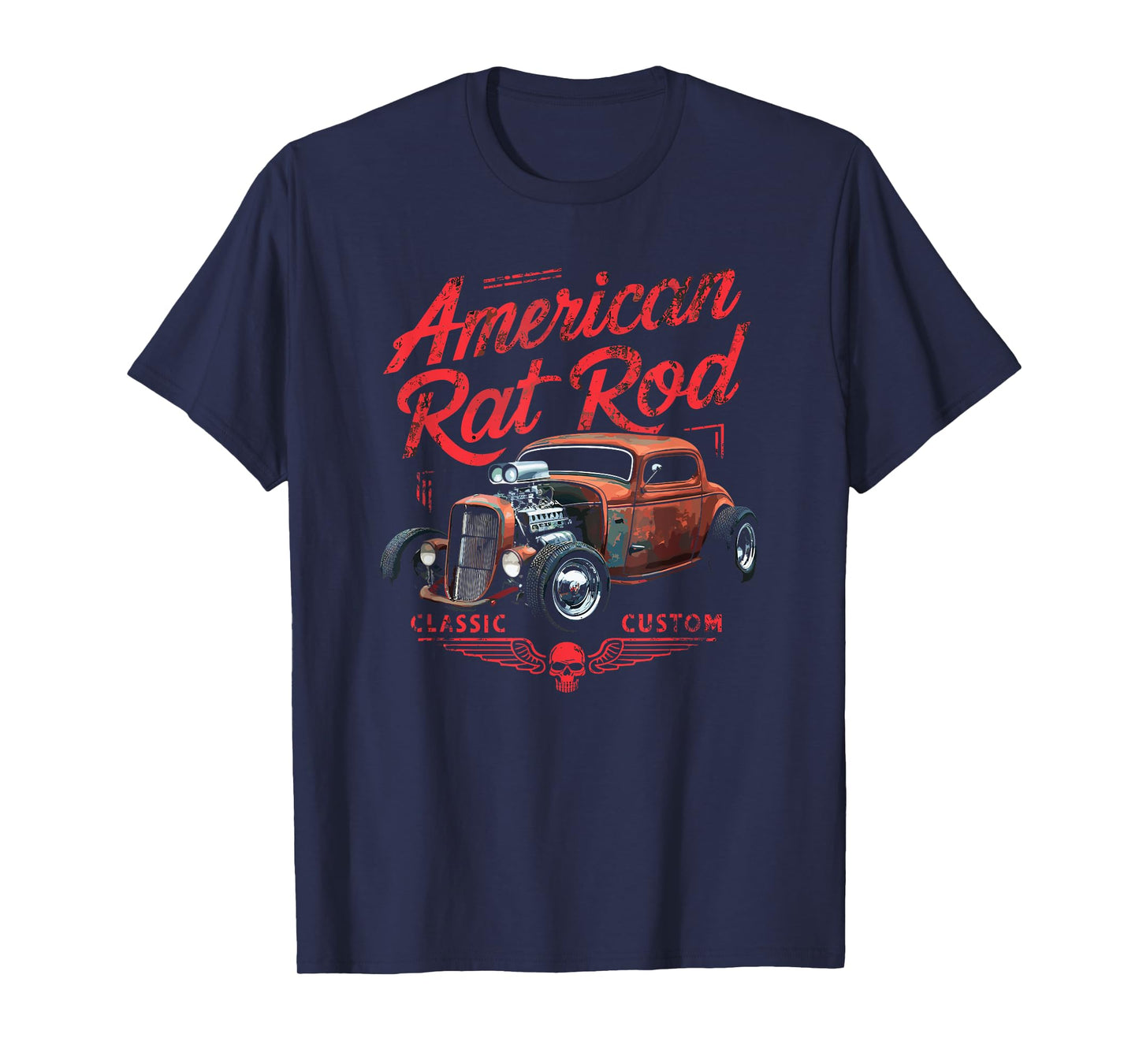 American Rat Rod Classic Custom, Vintage Rat Rod Car T-Shirt