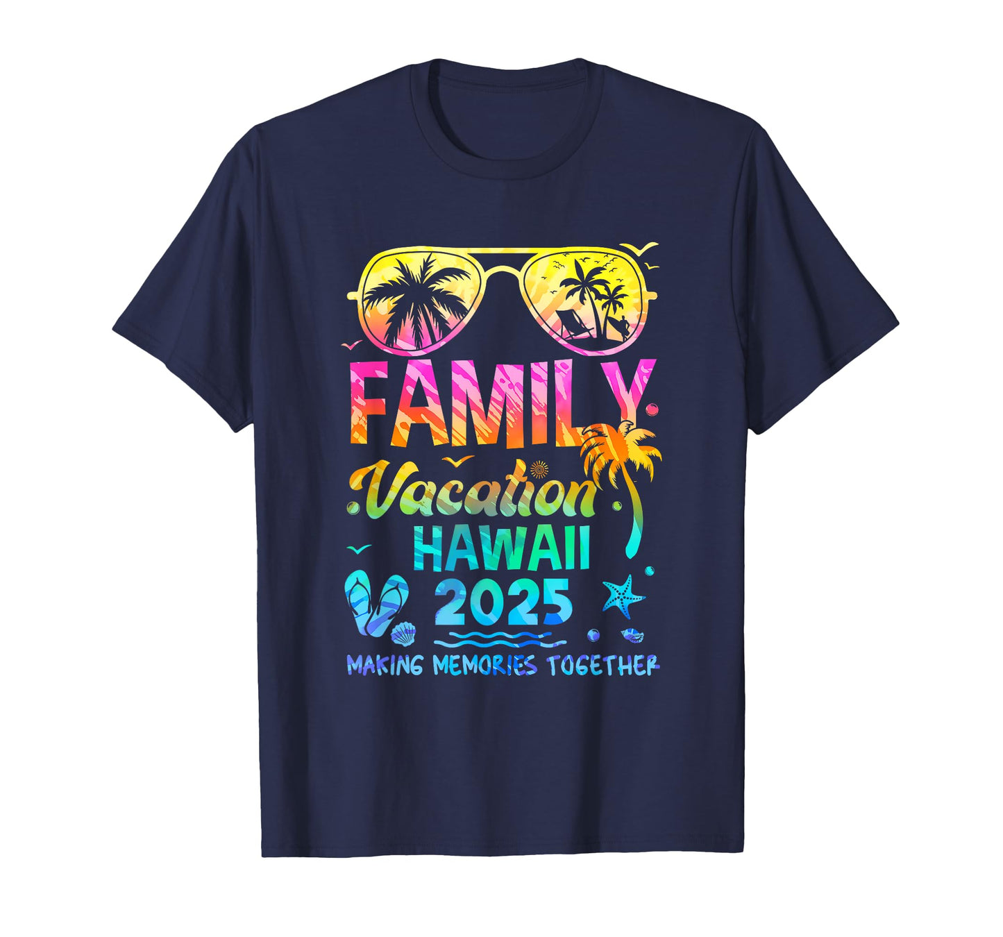 Family Vacation 2025 Hawaii Matching Memories Together T-Shirt