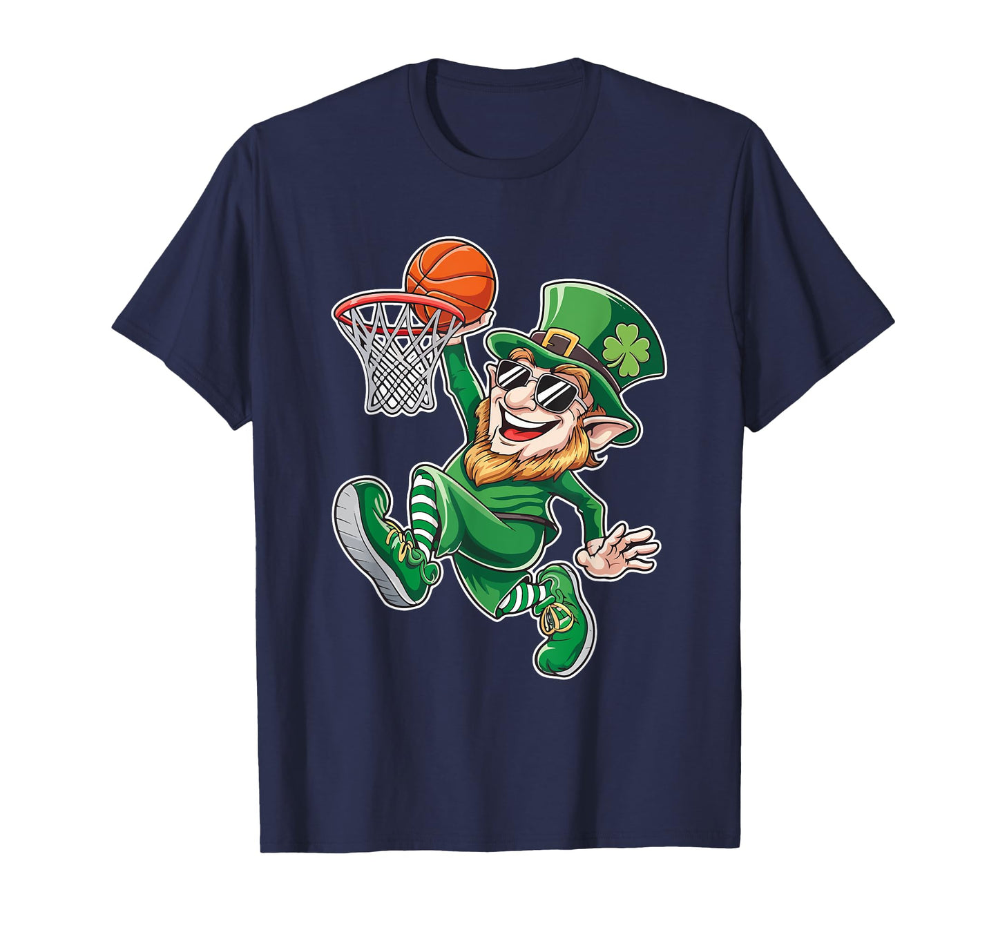 Basketball Leprechaun St. Patrick's Day Funny Player T-Shirt