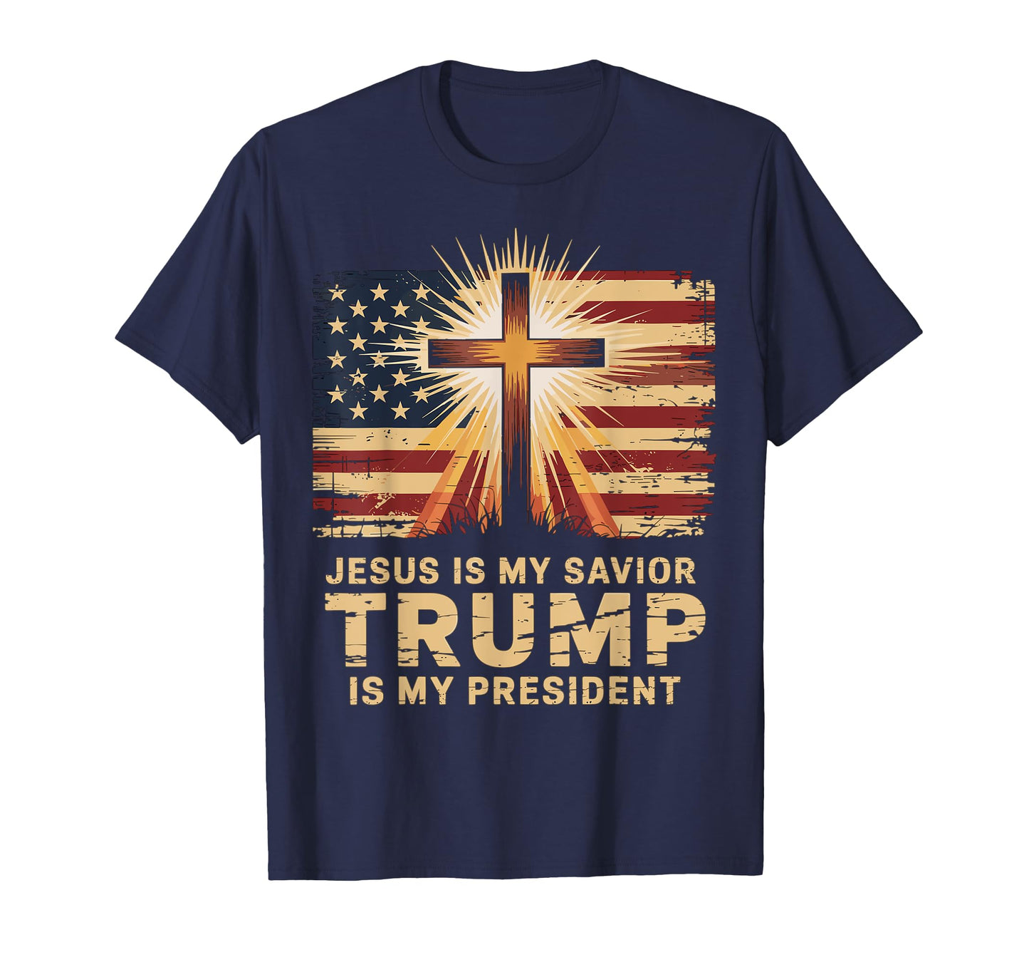 Jesus Is My Savior Trump Is My President Biblical T-Shirt
