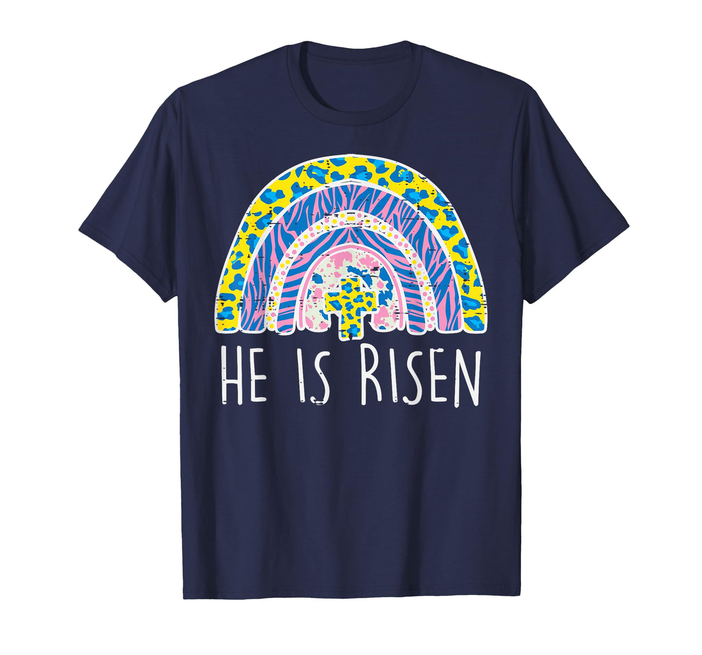 Easter He Is Risen Jesus Religious Christian Women Girls Kid T-Shirt