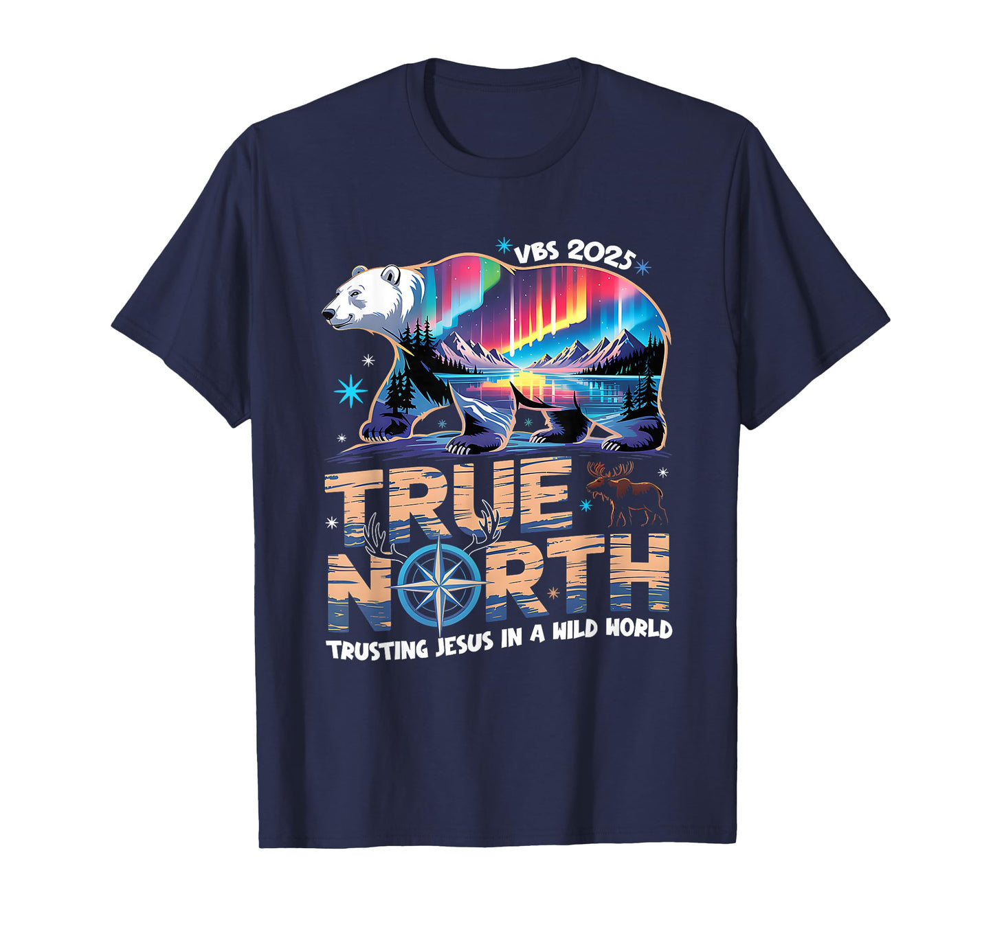 True North VBS 2025 Trusting Jesus Wilderness Christian T-Shirt