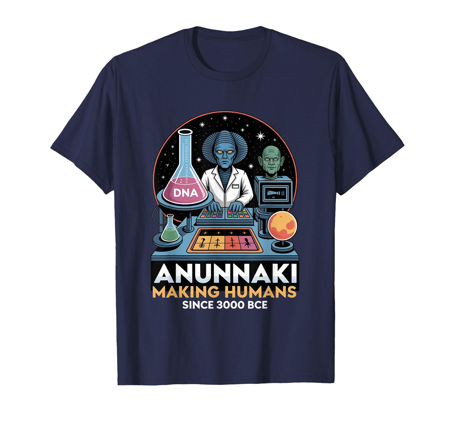 Anunnaki Created Humans Enki Ancient Alien Astronauts T-Shirt