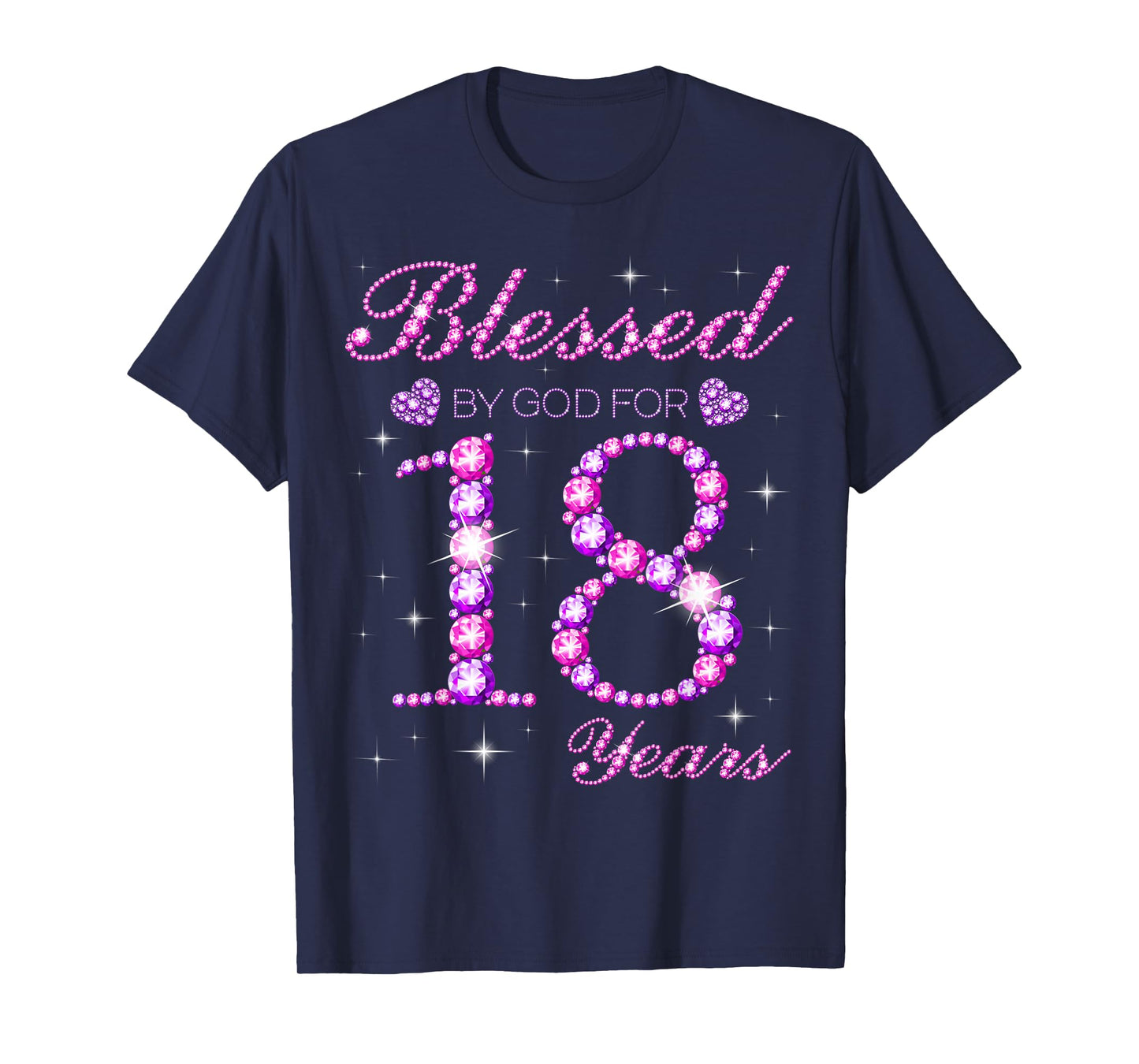 Blessed by God for 18 Years Old 18th Birthday Party T-Shirt