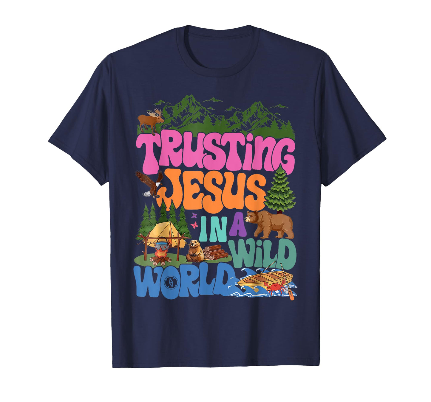 True North VBS Trusting Jesus In A Wild World Summer Camp T-Shirt