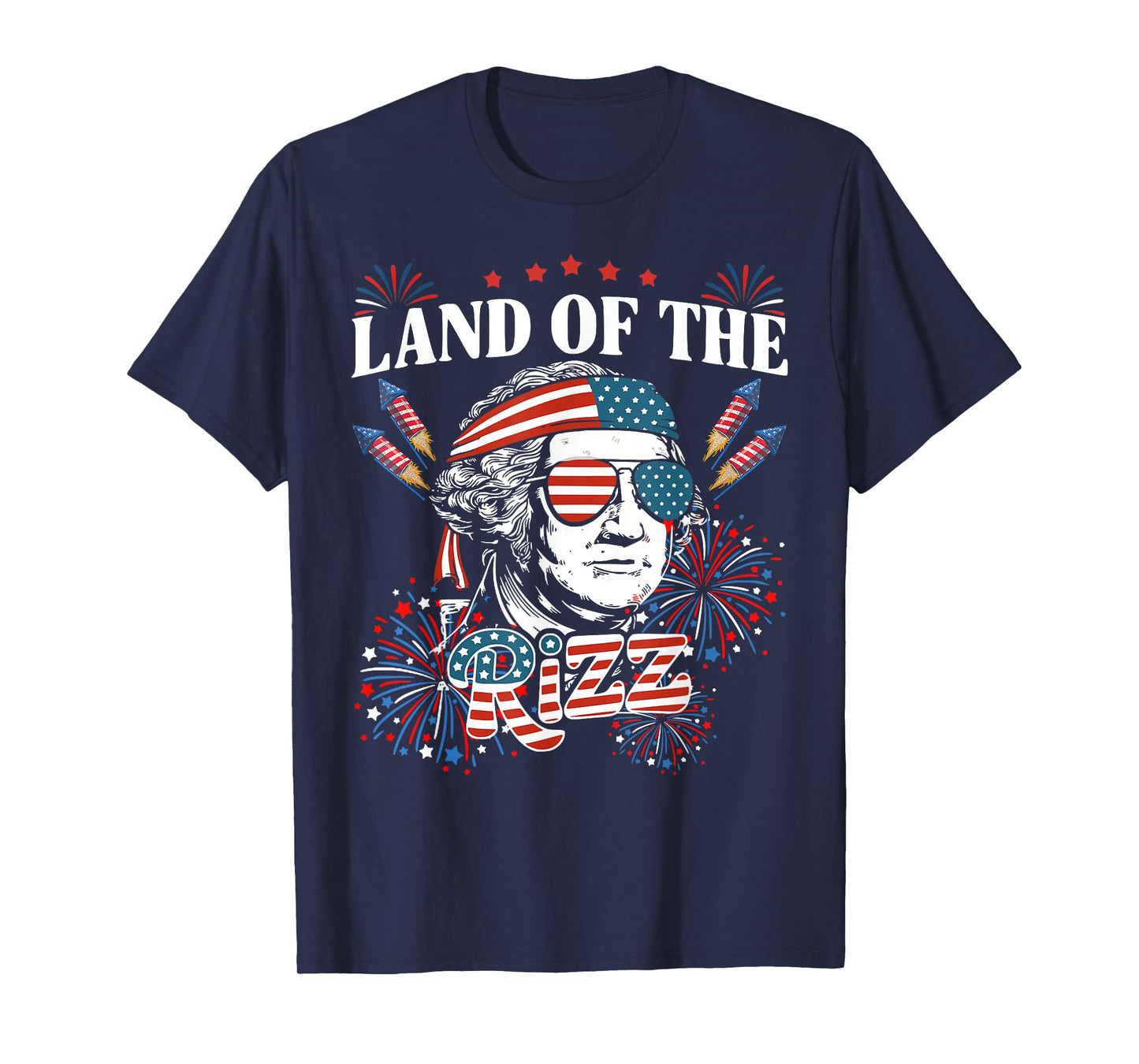 Vintage Land of the Rizz 4th Of July T-Shirt