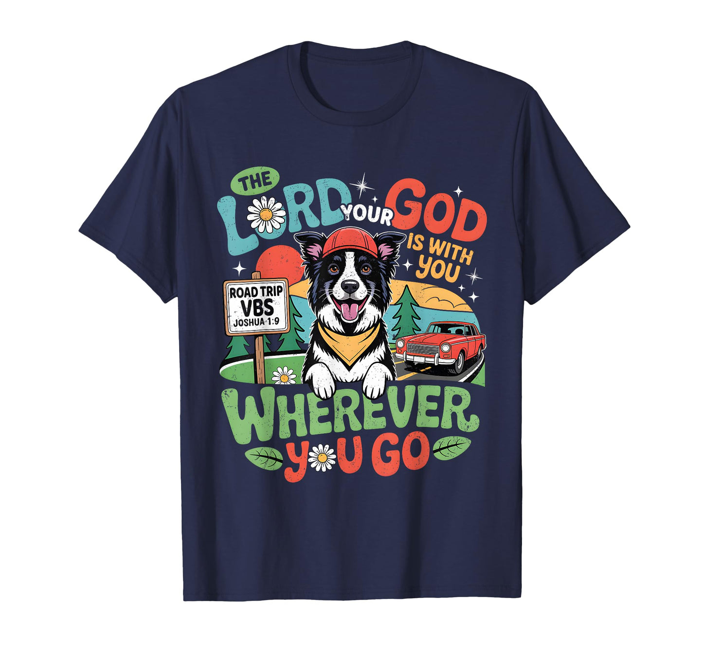 Road Trip VBS 2025 Christian Dog Bible Theme T-Shirt for Men Women Kids