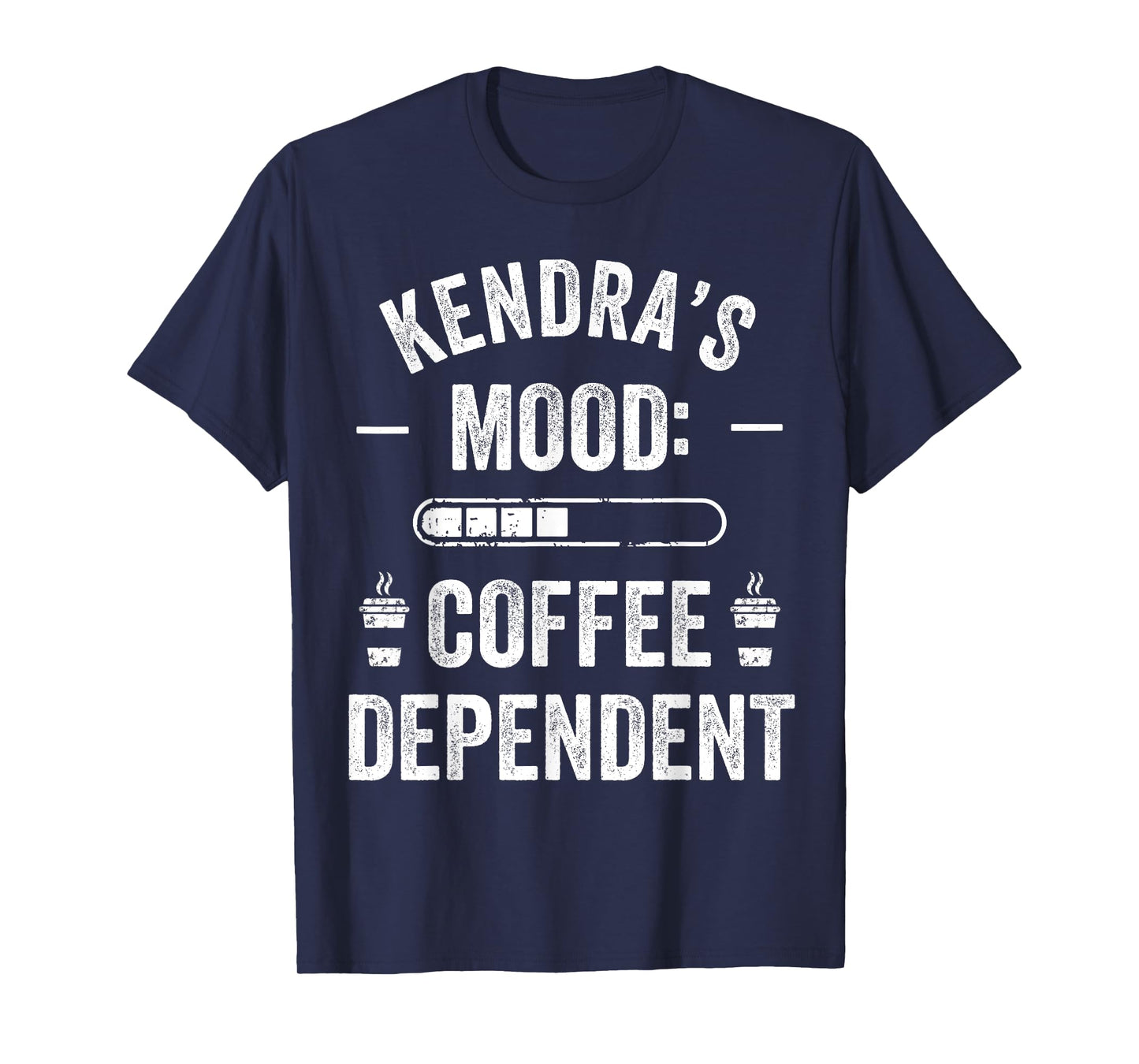 KENDRA Personalized Cute Coffee Girls KENDRA Name T-Shirt