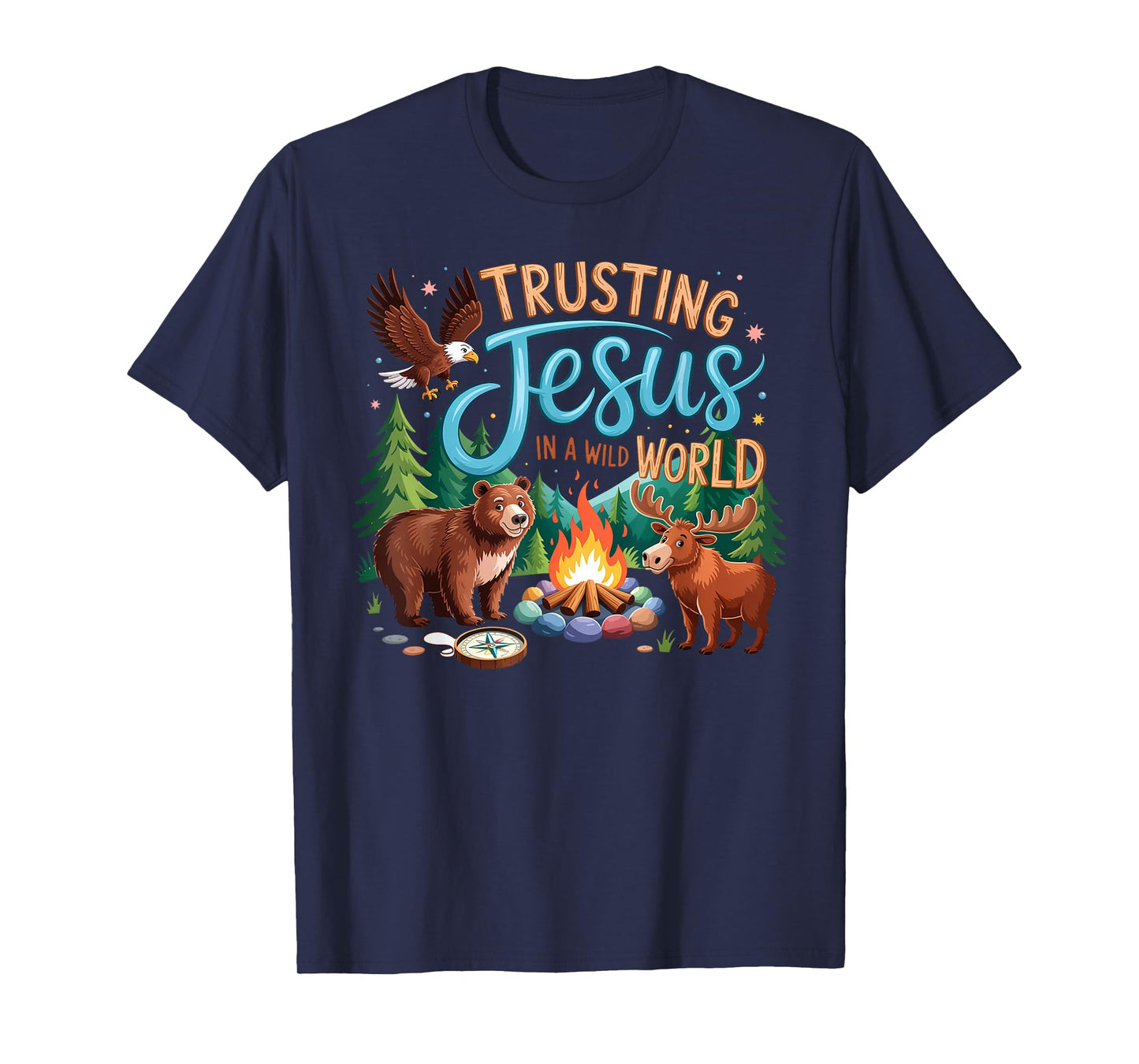 True North VBS Trusting Jesus In A Wild World Summer Camp T-Shirt