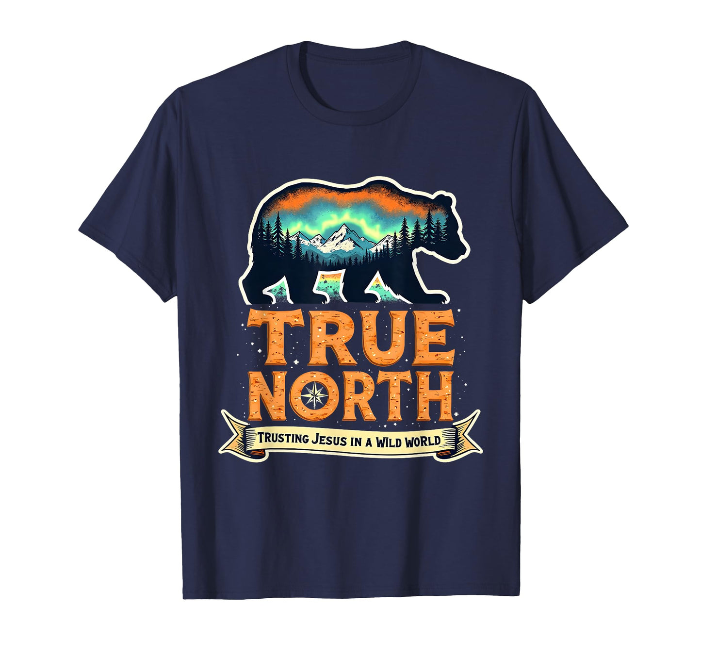 True North VBS 2025 Christian Trusting Jesus Wilderness T-Shirt
