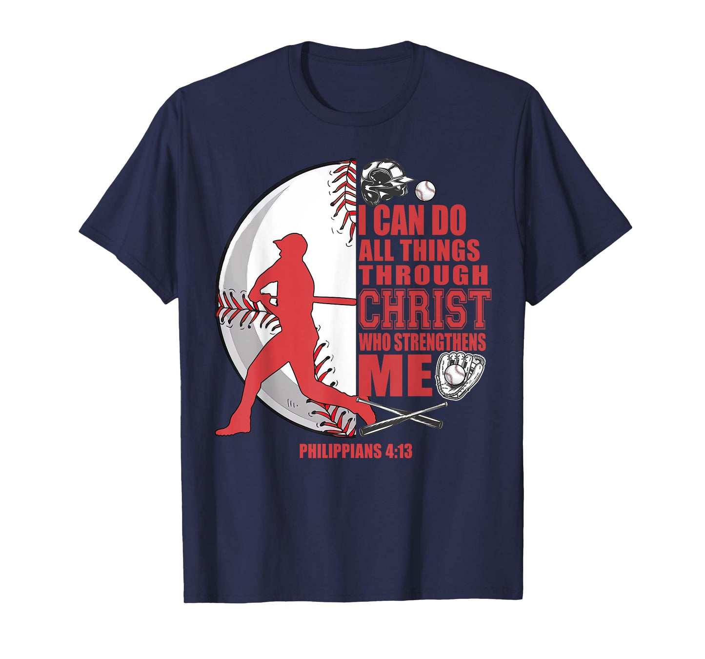 Baseball-Shirt Kids Christ Boys Girls Bible Verse Cute T-Shirt
