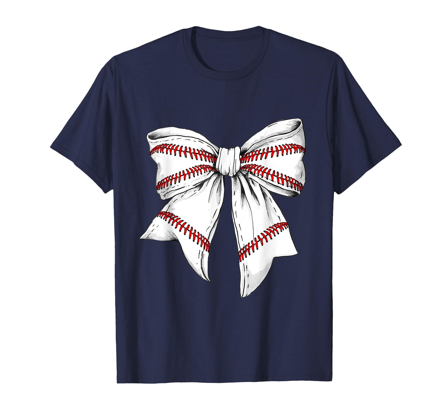 Baseball Mom Coquette Bow For Gameday T-Shirt
