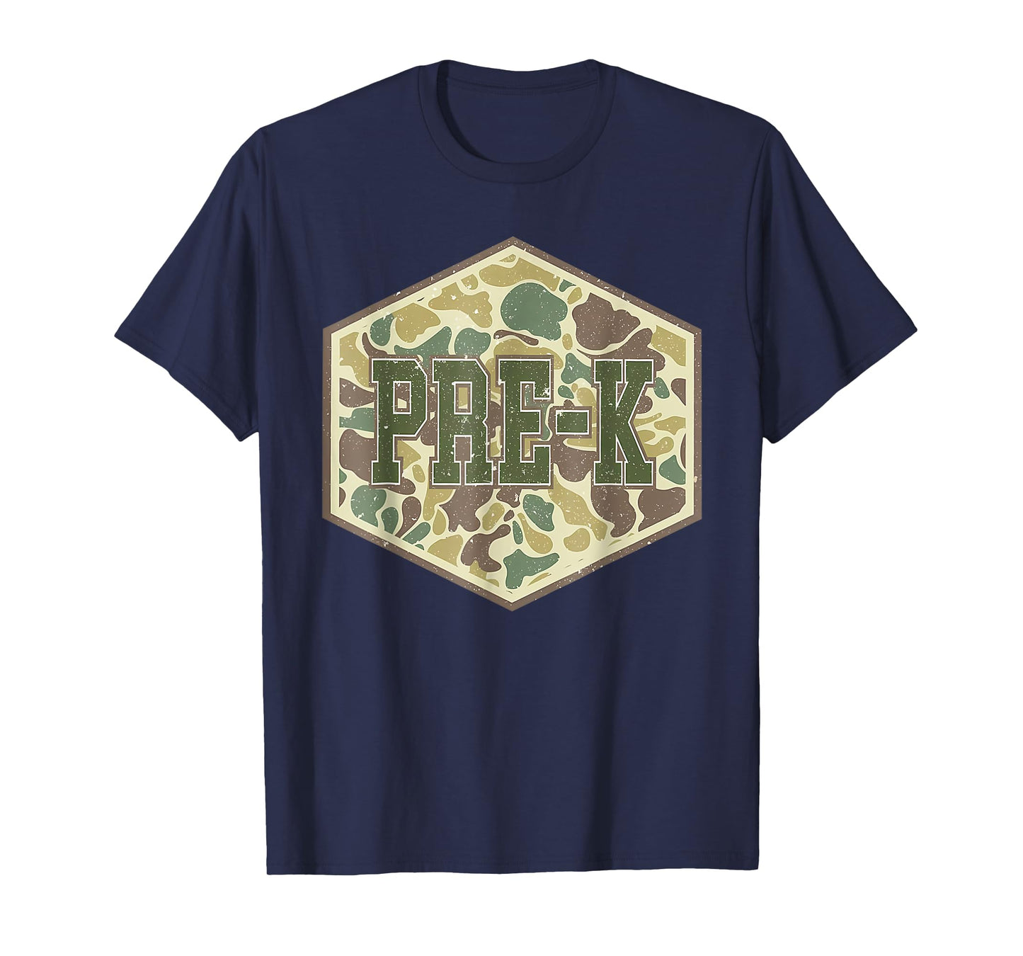 Retro Back to School Boys Old Camo Pre-K T-Shirt