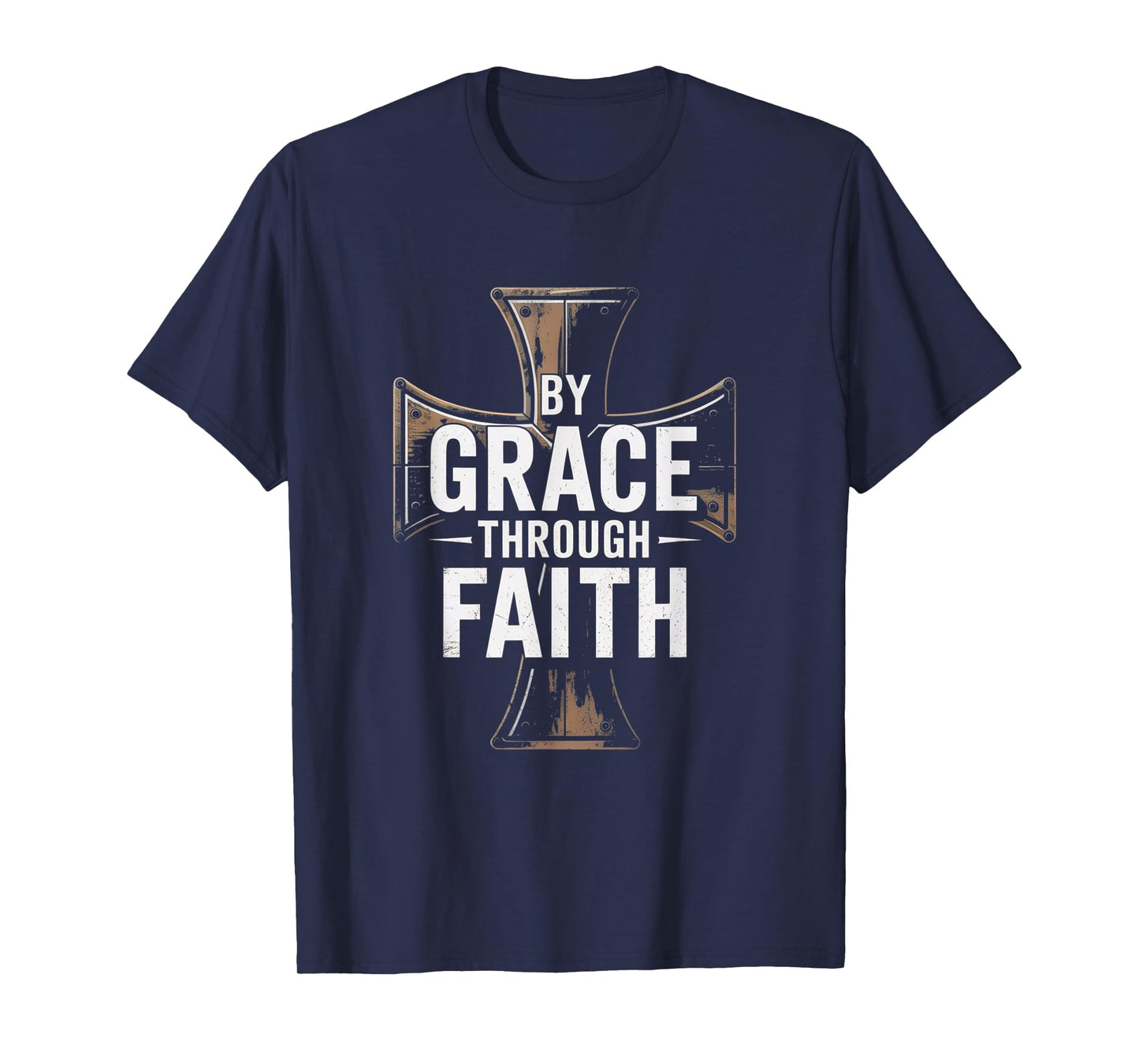 Ephesians 2:8-9 Graceful Faith Christian Tee T-Shirt