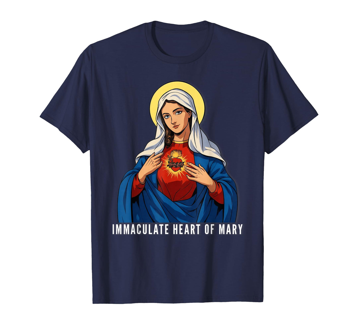 Immaculate Heart of Mary Marian Catholic T-Shirt