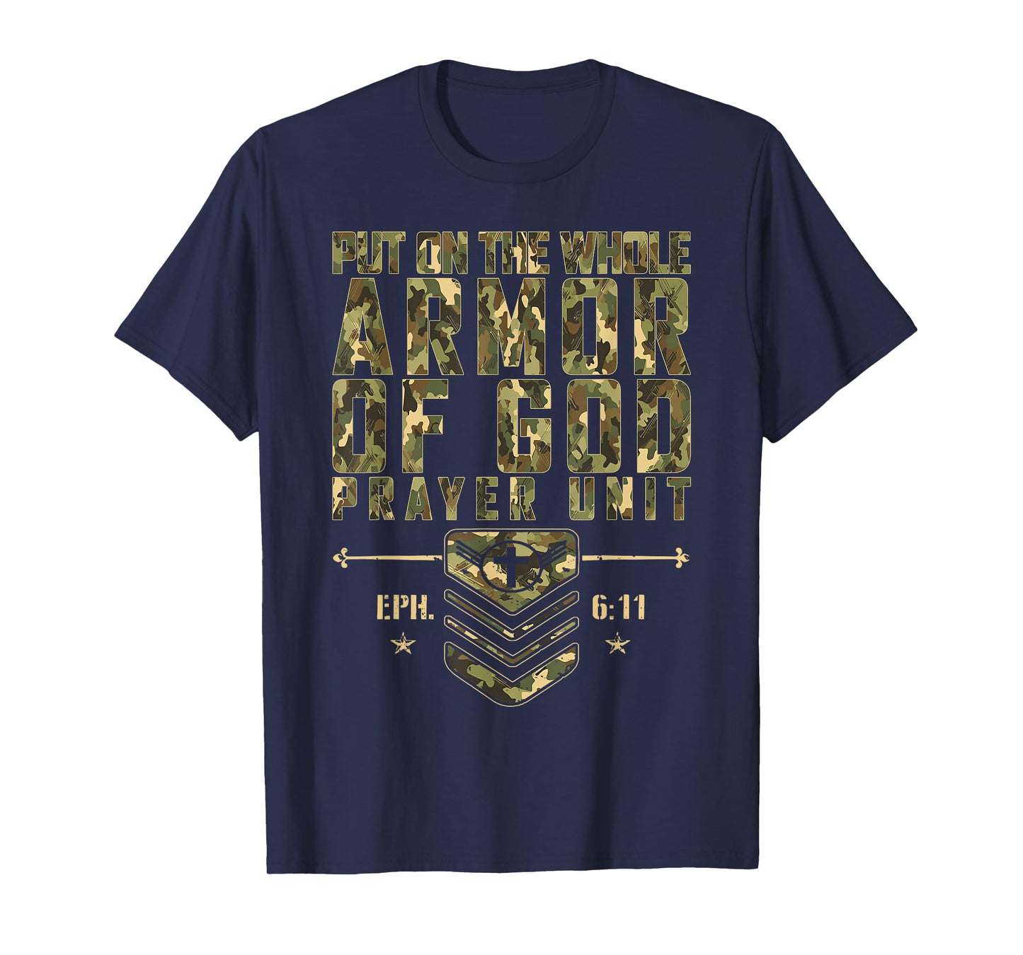 Put On The Full Armor of God - Christian Religious Bible T-Shirt