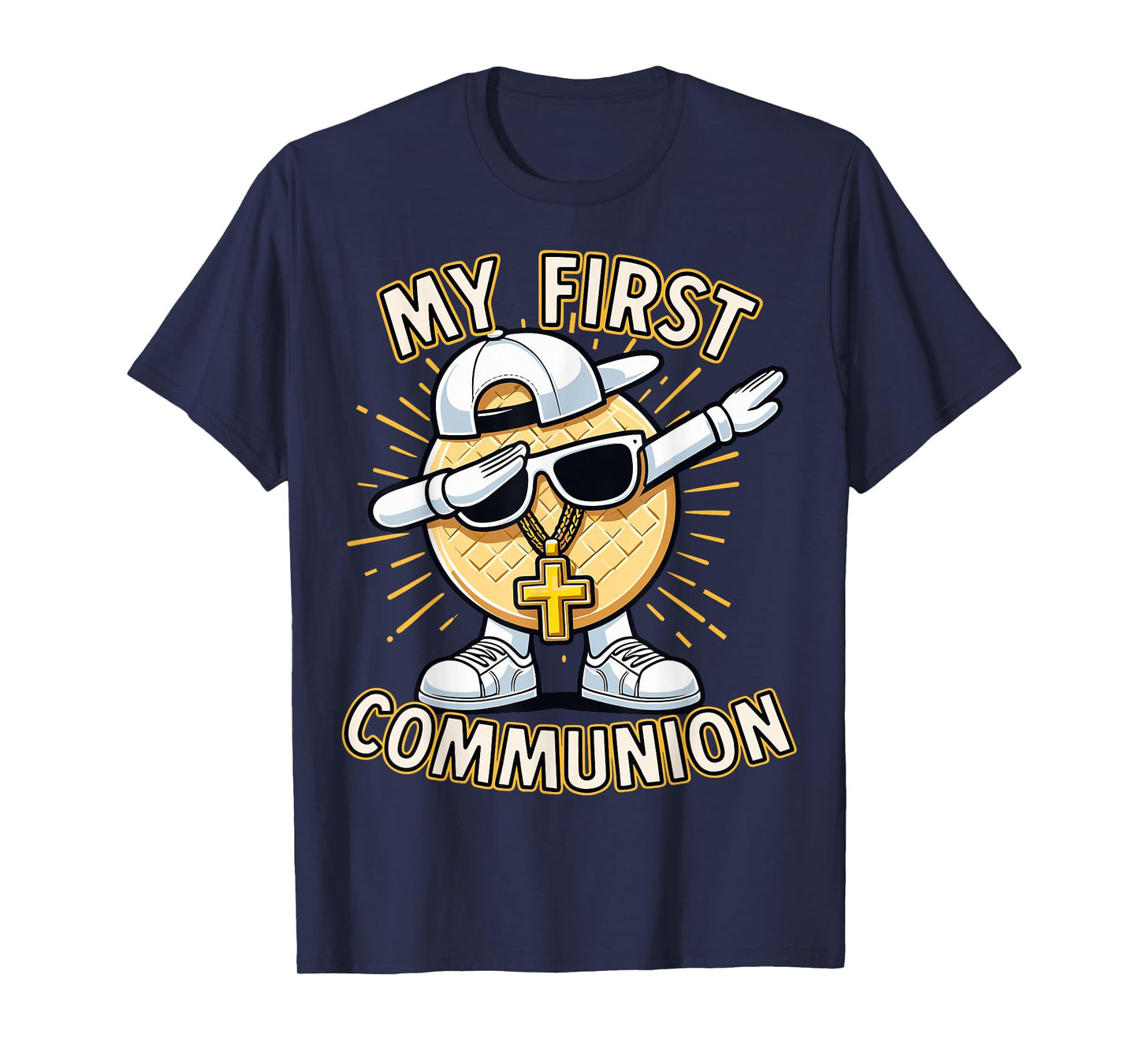 Communion Dabbing Wafer Funny 1st Communion T-Shirt