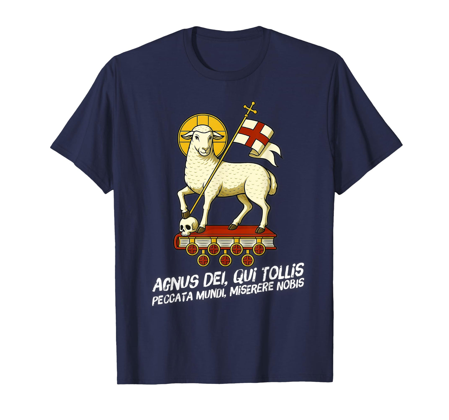 Agnus Dei Sanctus Traditional Latin Mass Catholic T-Shirt