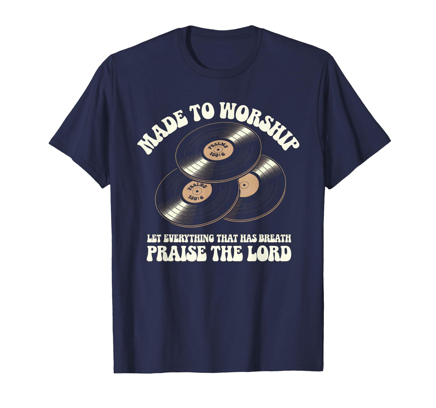 Worship Tshirt Christian Music Retro Cassette Psalms 150:6 T-Shirt