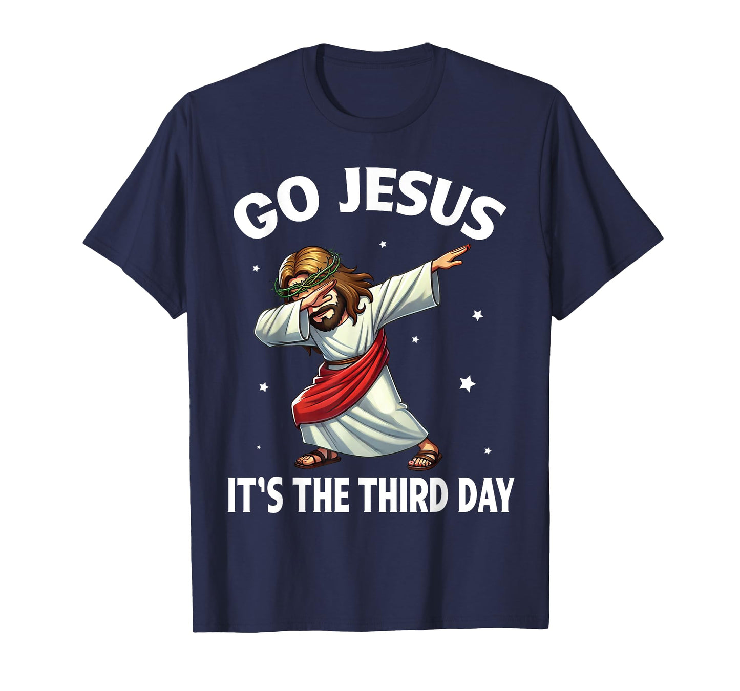 Dabbing With Stars Go Jesus It's the Third Day Christians T-Shirt