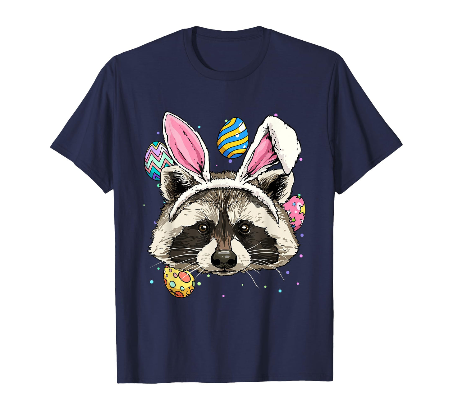 Easter Bunny Raccoon Lover Funny Easter Raccoon T-Shirt