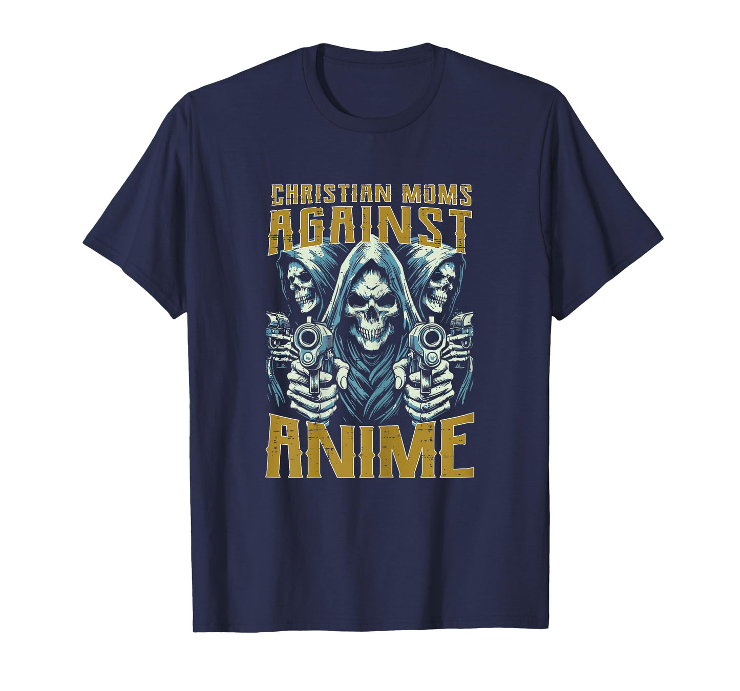 Christian Mom Against Anime Funny Bootleg Cringe Mama Women T-Shirt