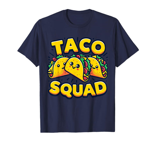 Funny Taco Squad Cute Mexican Food Lover T-Shirt