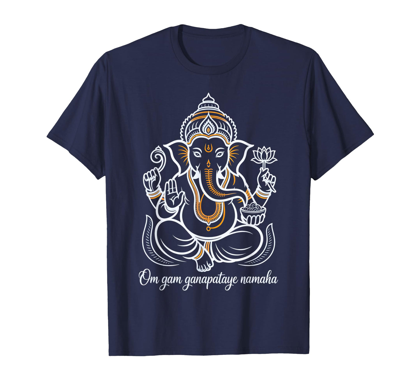 Hindu Ganesha Puja Elephant God India Meditation Yoga Murti T-Shirt
