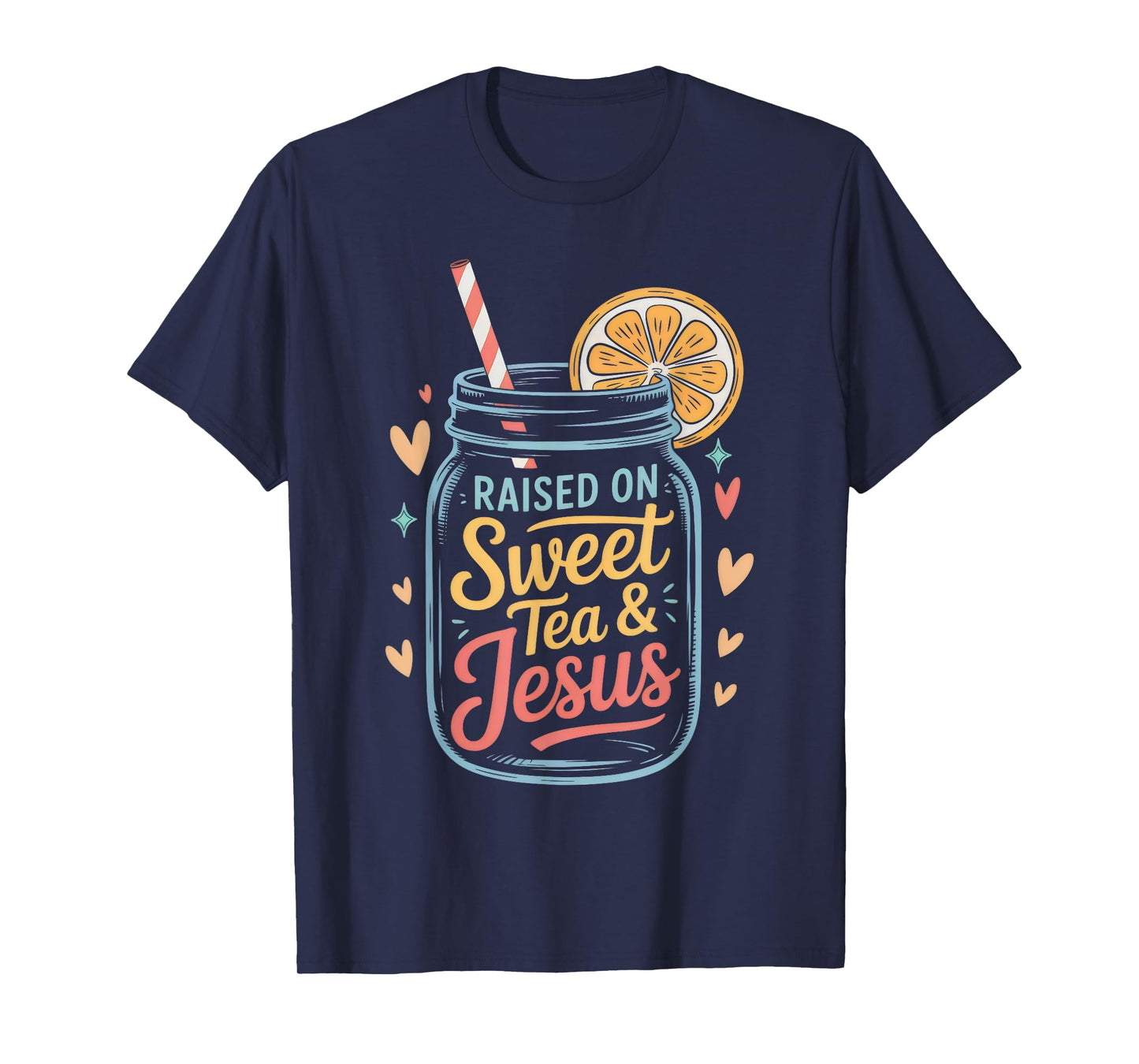 Sweet Tea & Jesus Southern Christian Faith T-Shirt