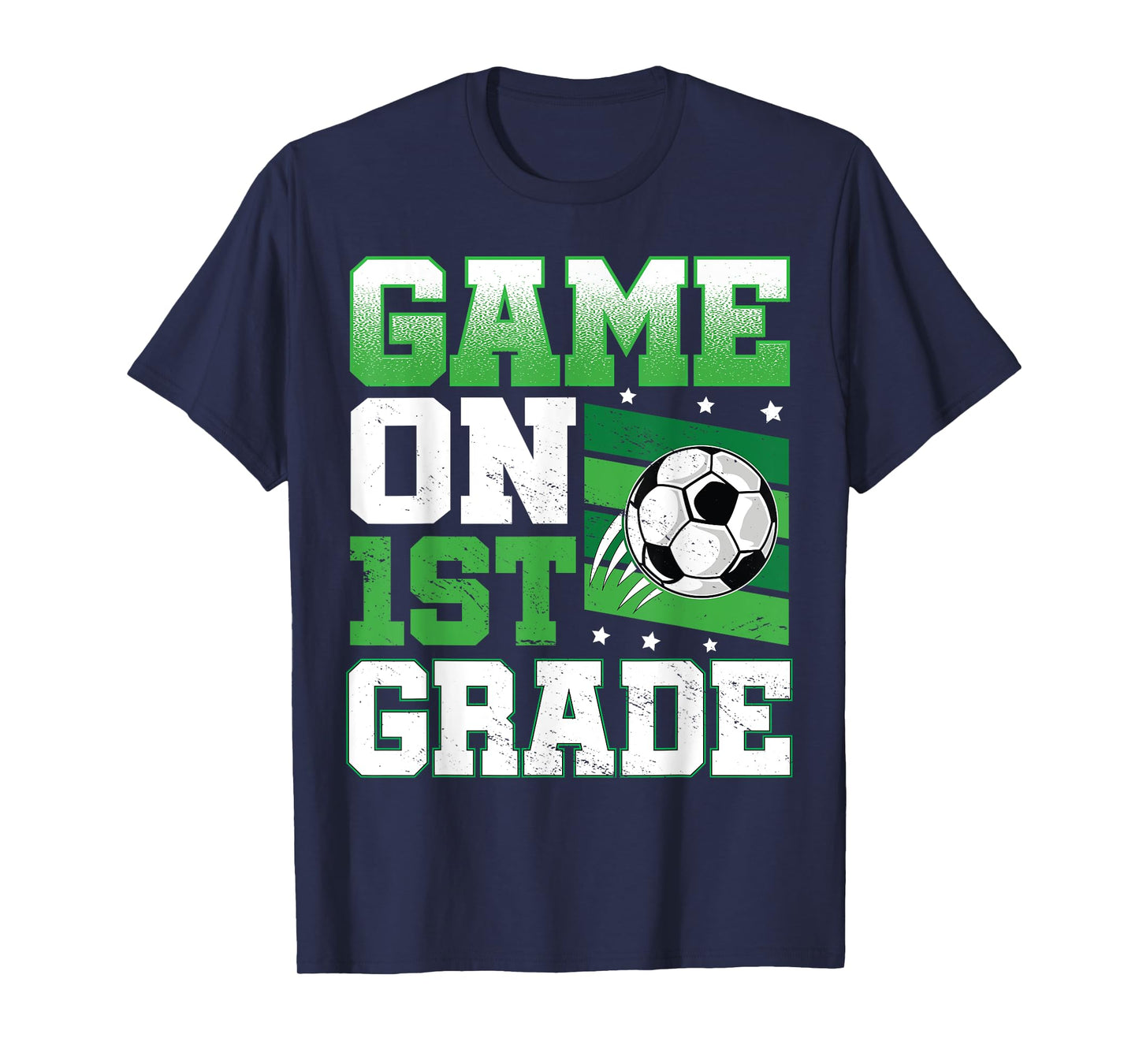 Soccer Game On 1st Grade Back To School Cute Sports Boys T-Shirt