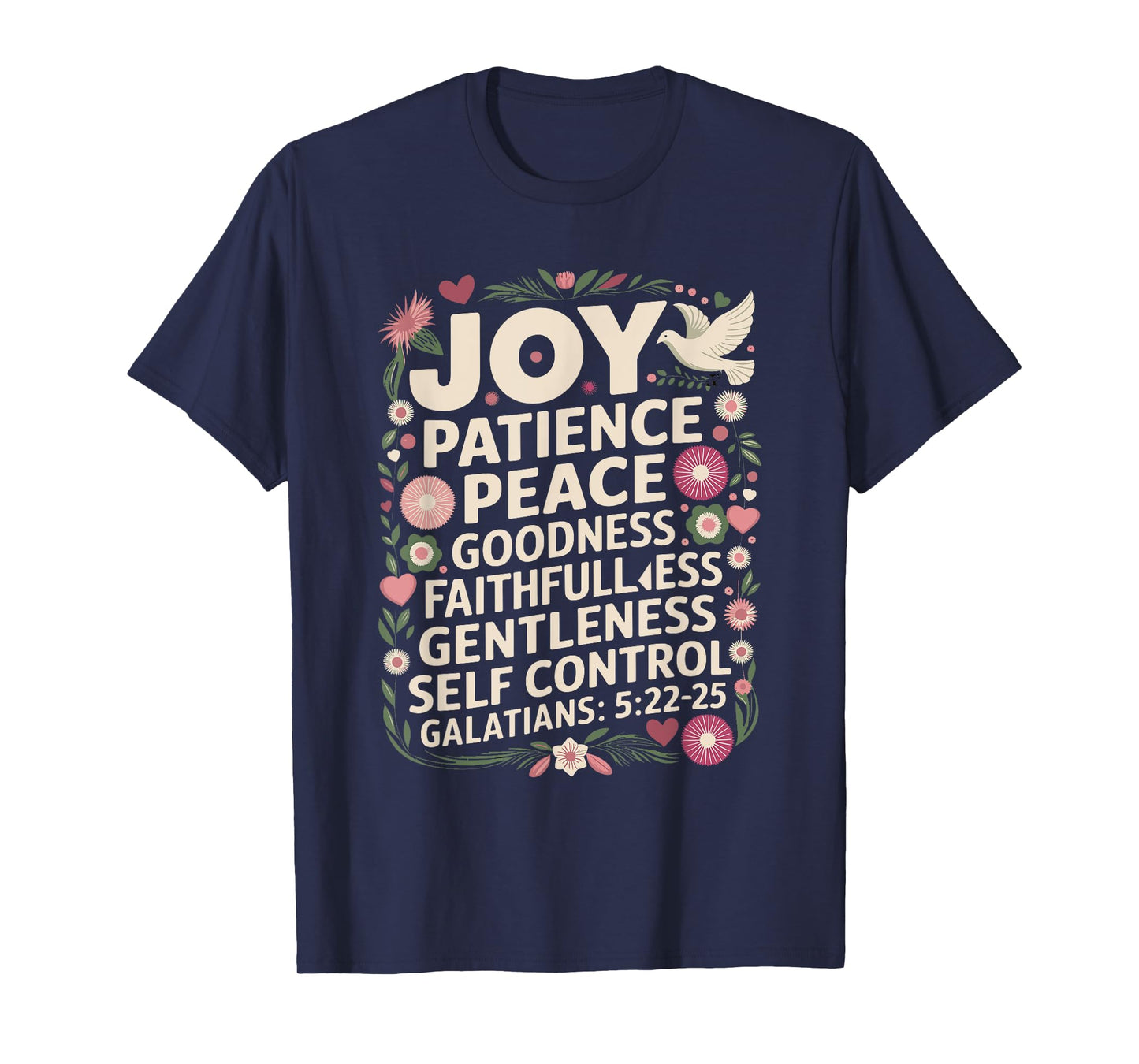 Awesome Galatians Fruit Of The Spirit Religious Verses T-Shirt
