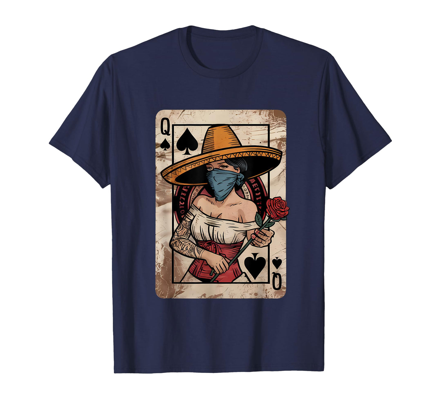 La Chingona Tarot Card Funny Spanish Slang Latina Outlaw T-Shirt
