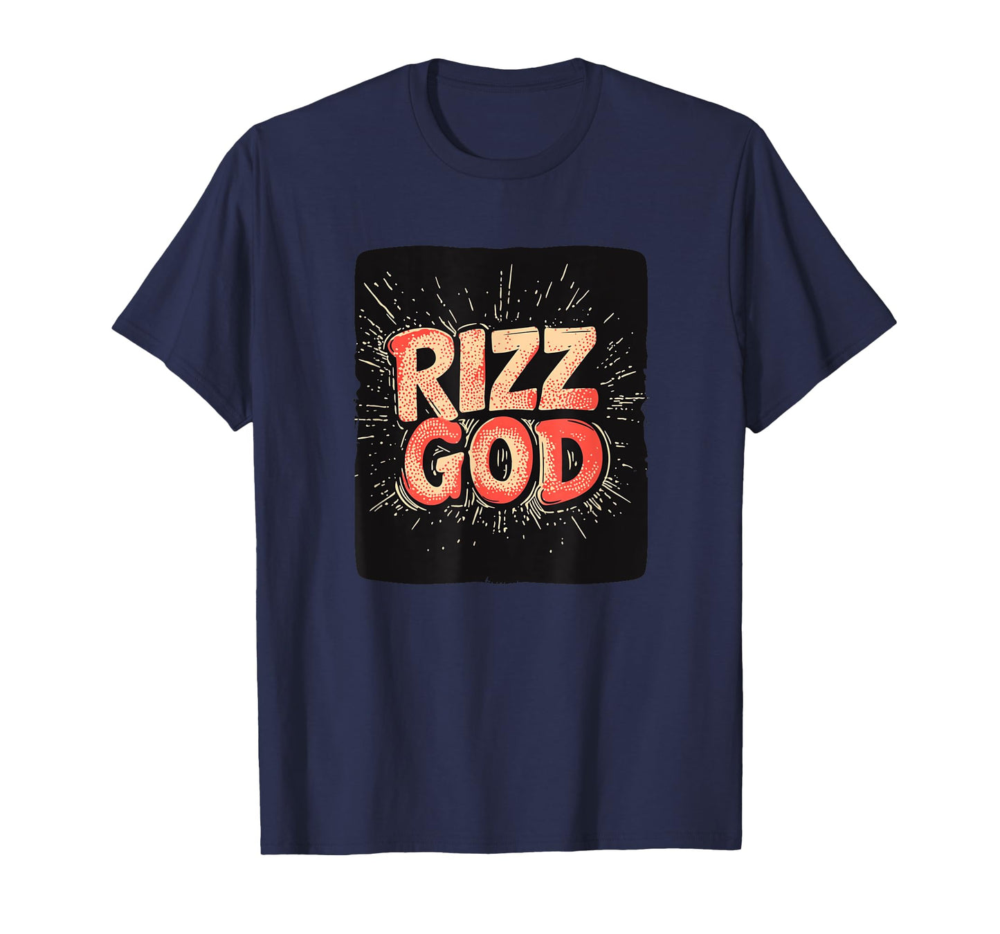 Awesome Rizz God Emblem with Charm T-Shirt