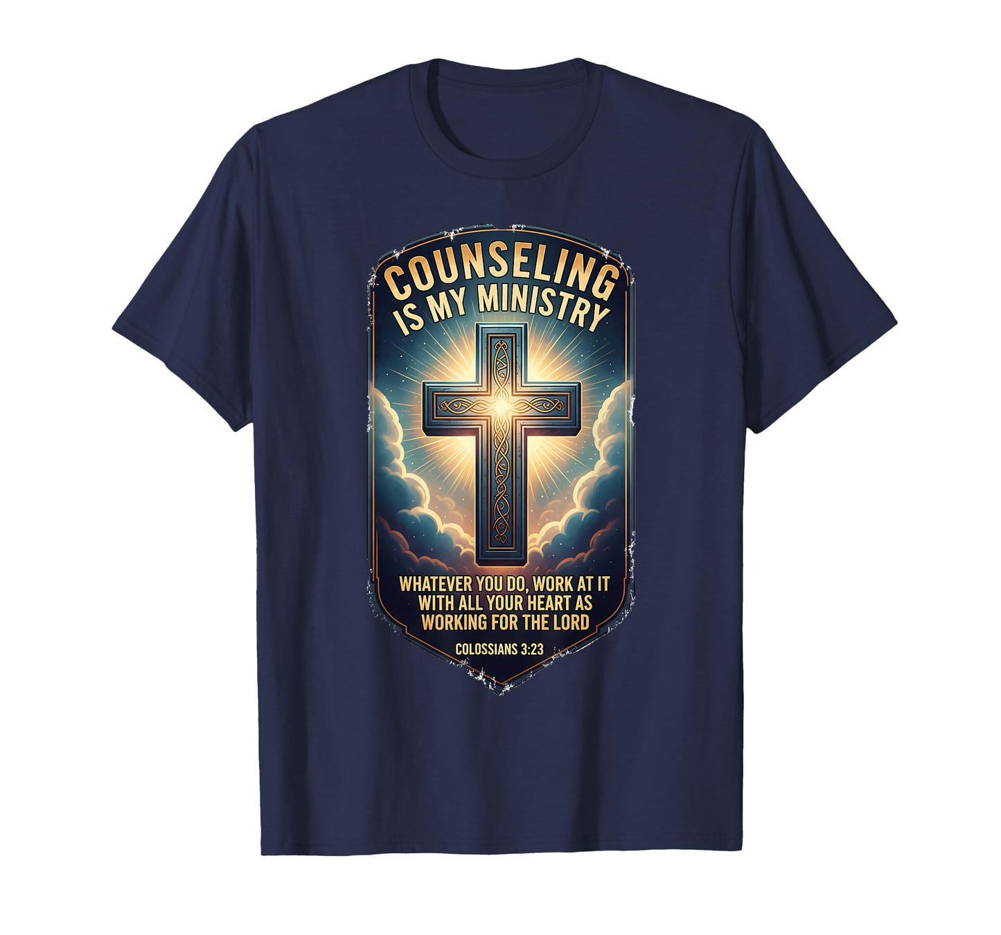 Christian Counselor Counseling is My Ministry Bible Verse T-Shirt