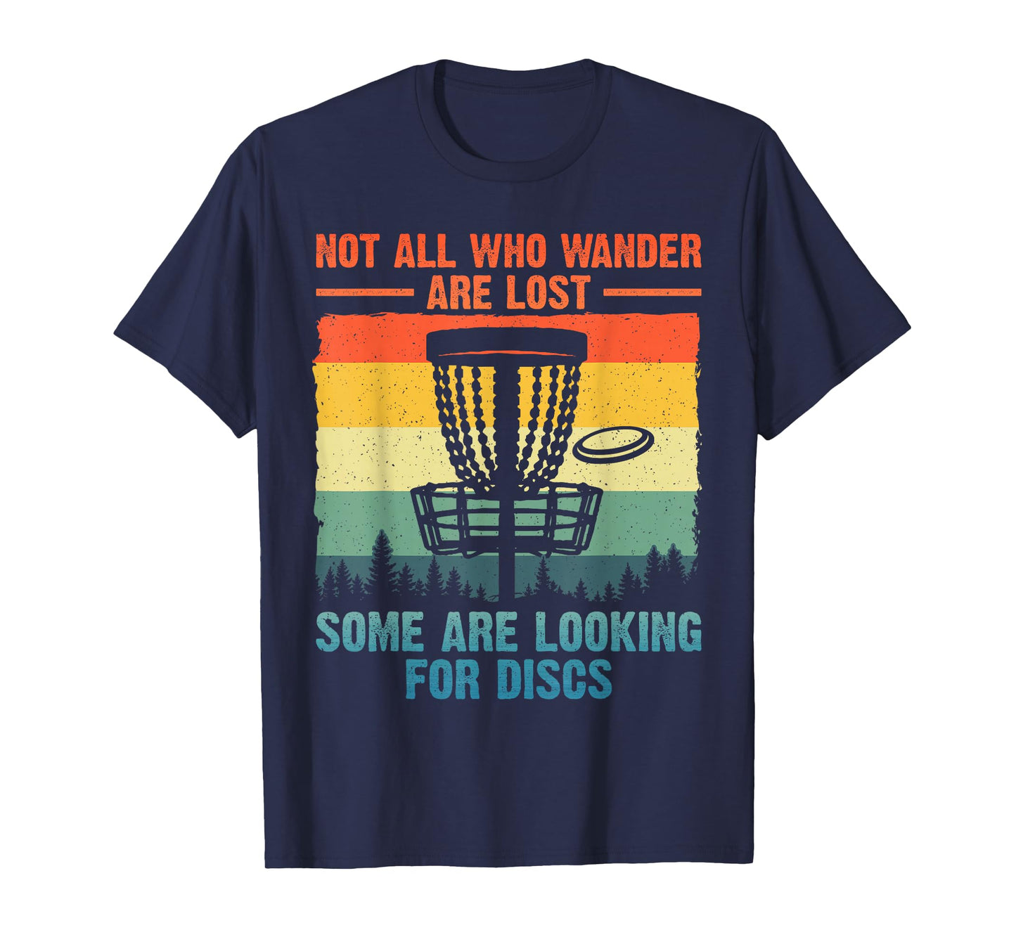 Funny Disc Golf Art For Men Women Disc Golfer Play Disc Golf T-Shirt