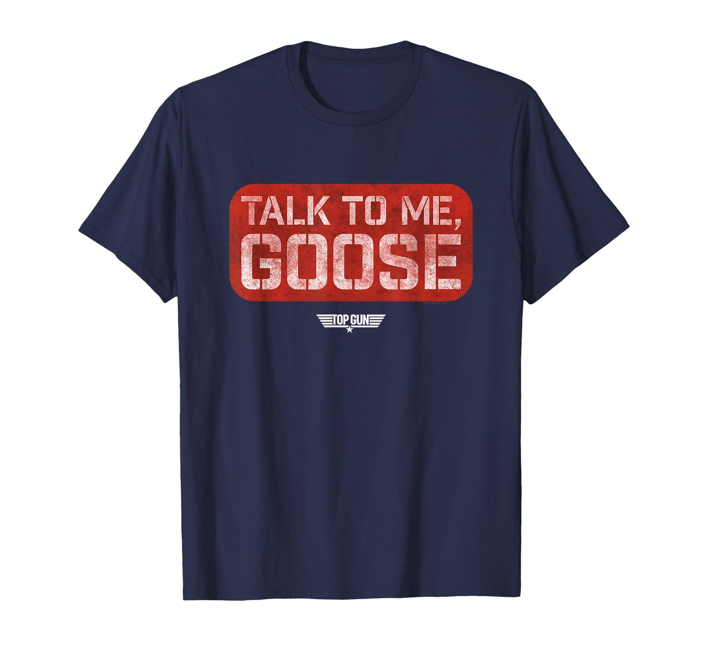 Top Gun Talk to me Goose Stamp T-Shirt