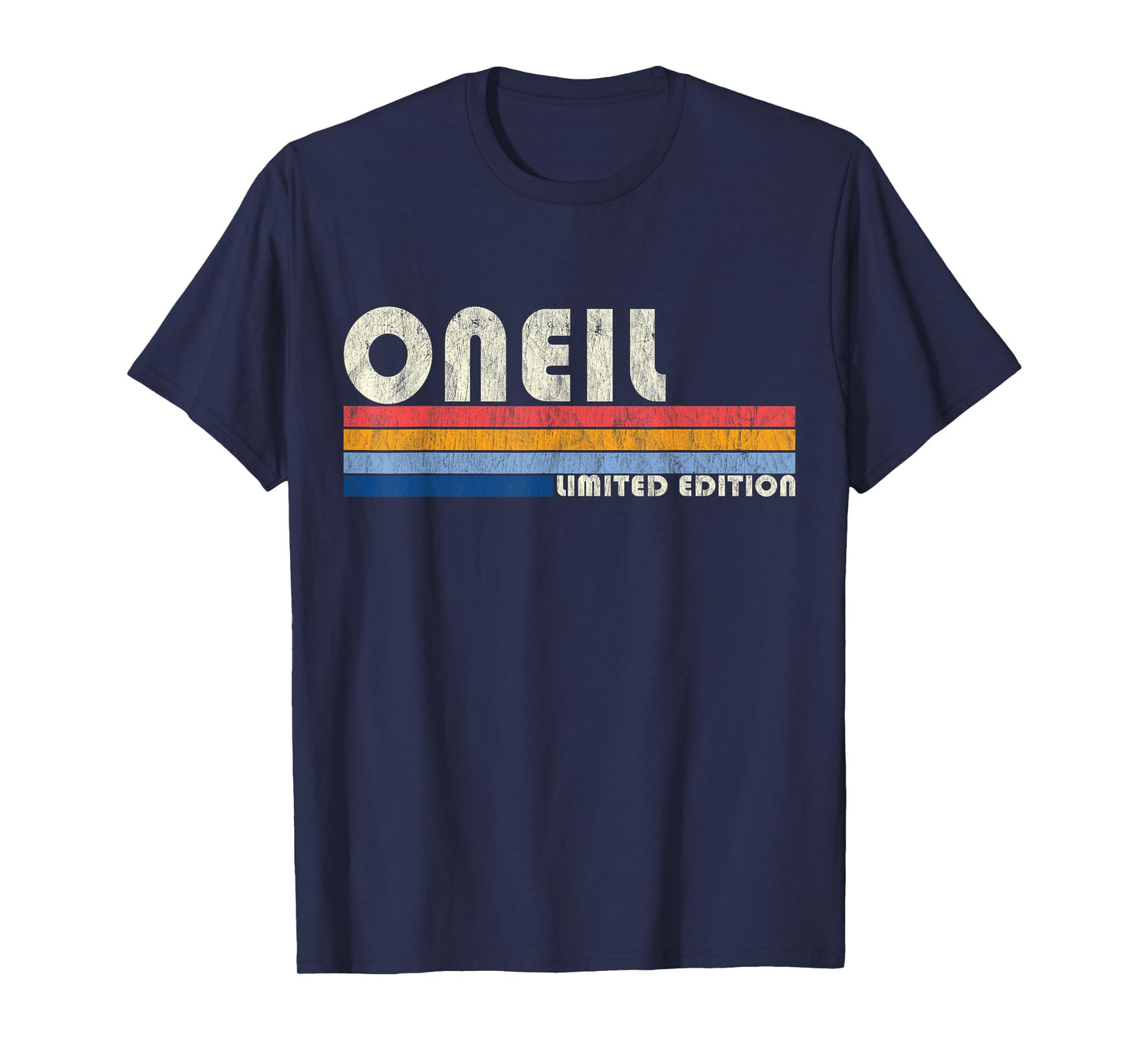 ONEIL Surname Funny Retro Vintage 80s 90s Gifts Men Women T-Shirt