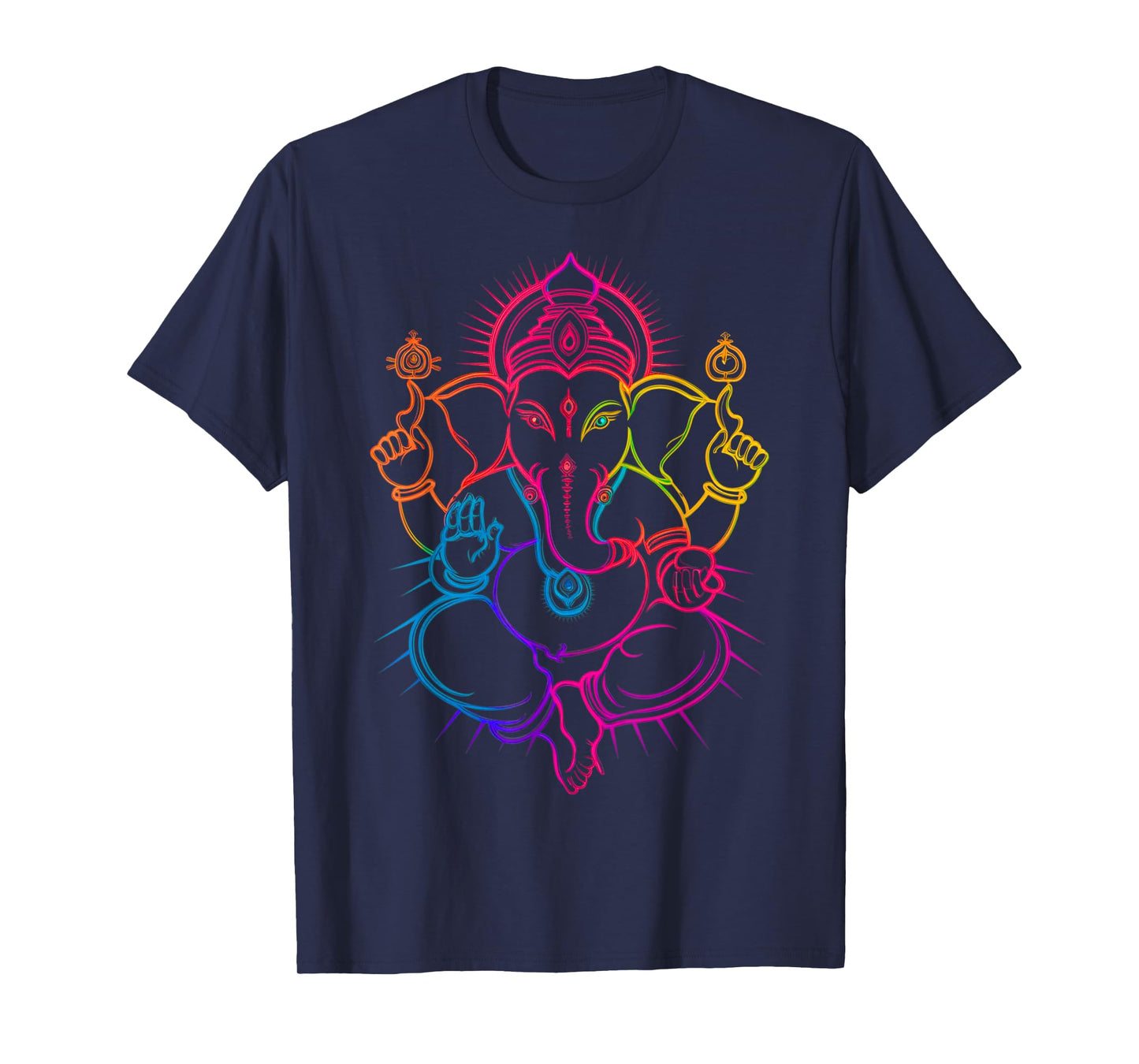Hindu Ganesha Puja Elephant God India Meditation Yoga Murti T-Shirt