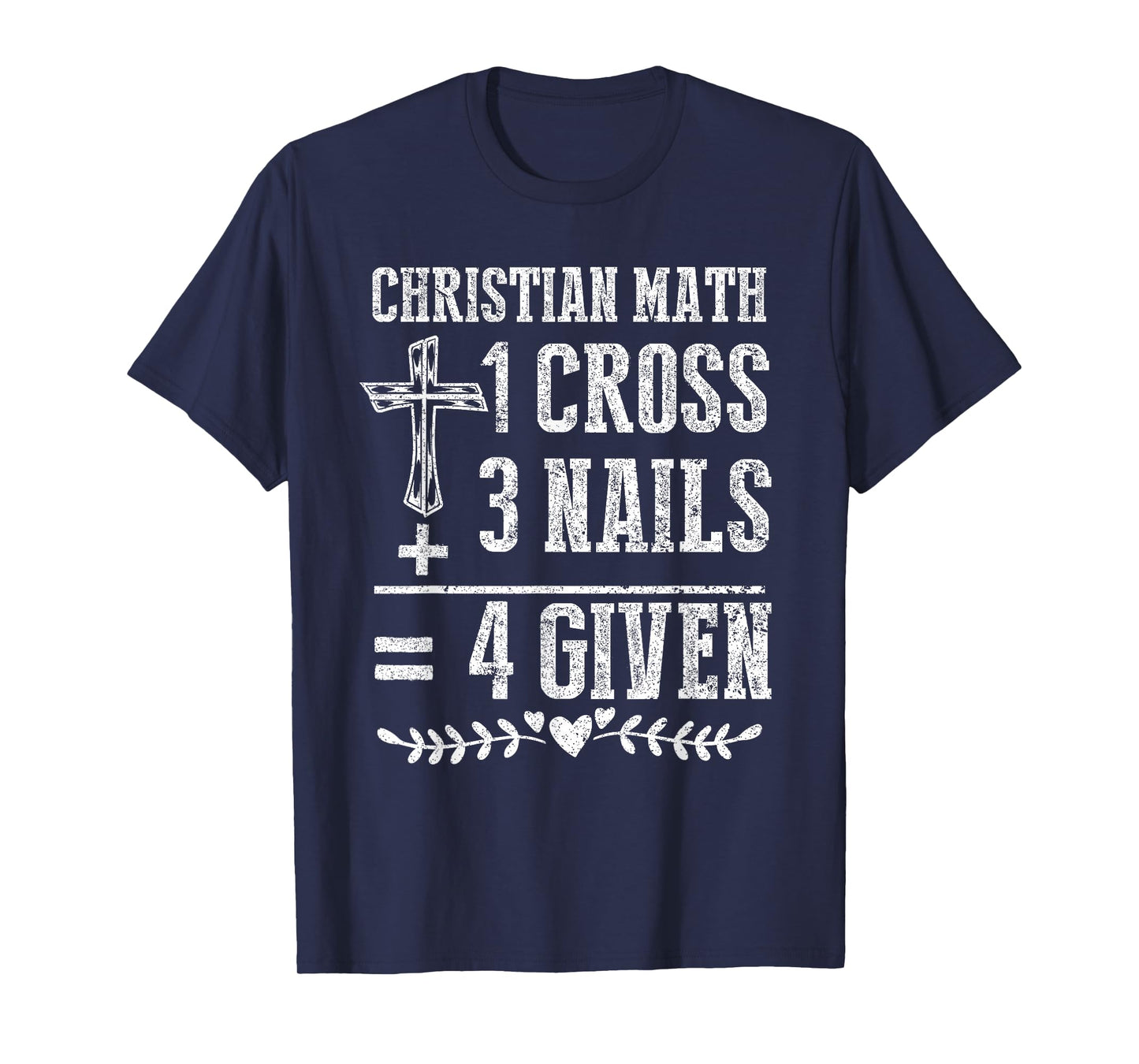Christian Math God Worshiper Christ Follower Religion T-Shirt