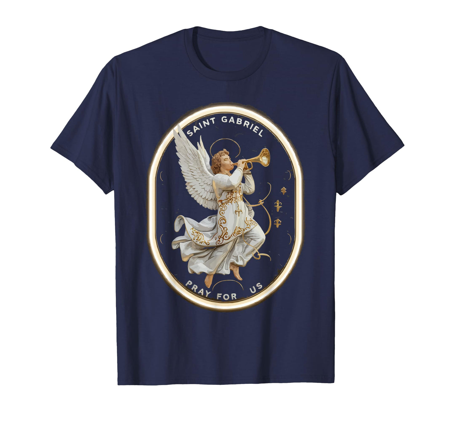 Archangel Gabriel Catholic Christianity Guardian Angel T-Shirt